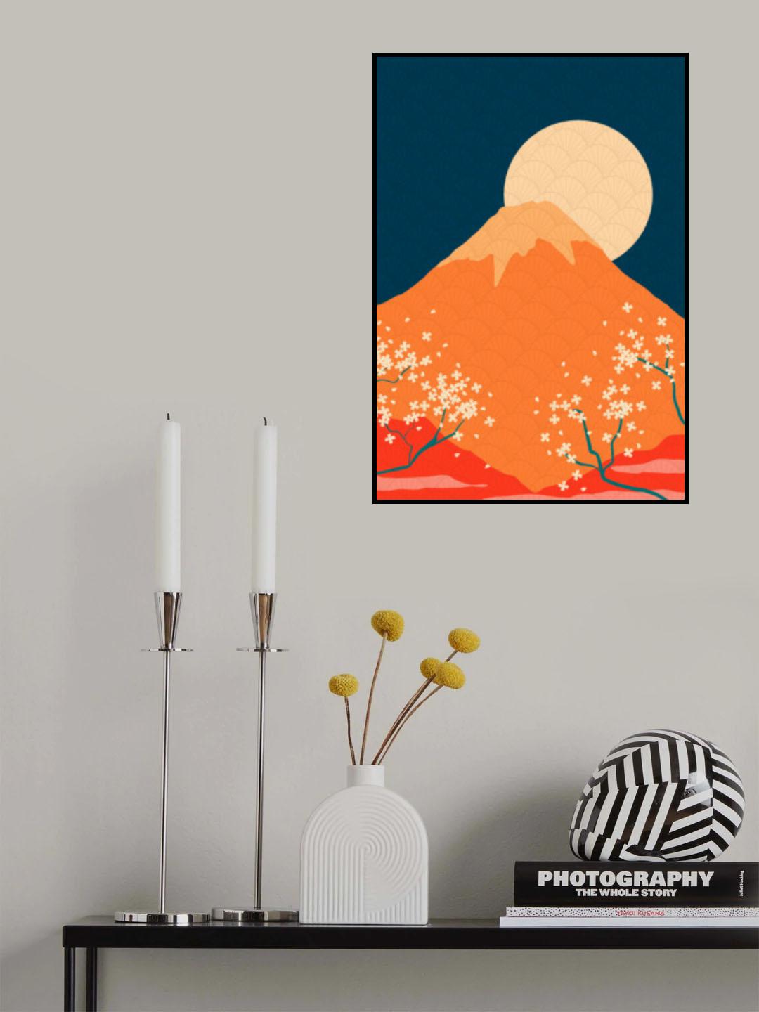 Night Blossom Poster och Canvastavla
