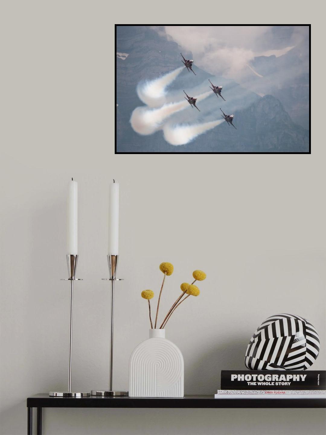 Patrouille Suisse Poster och Canvastavla