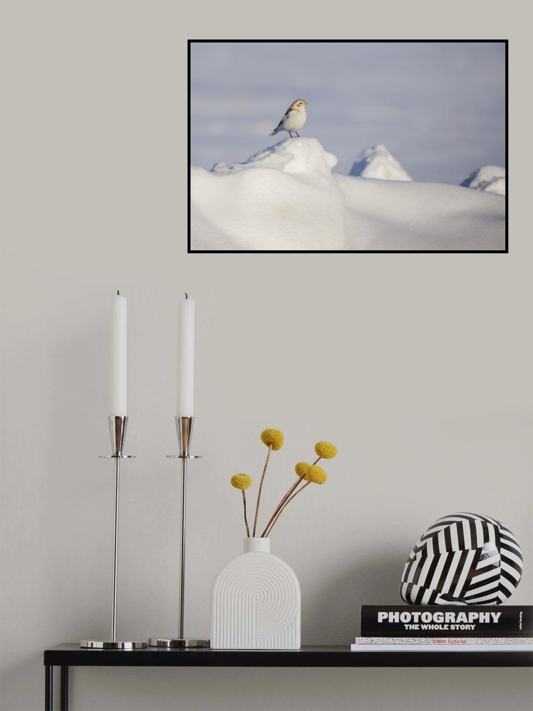 Winter Loneliness Poster och Canvastavla