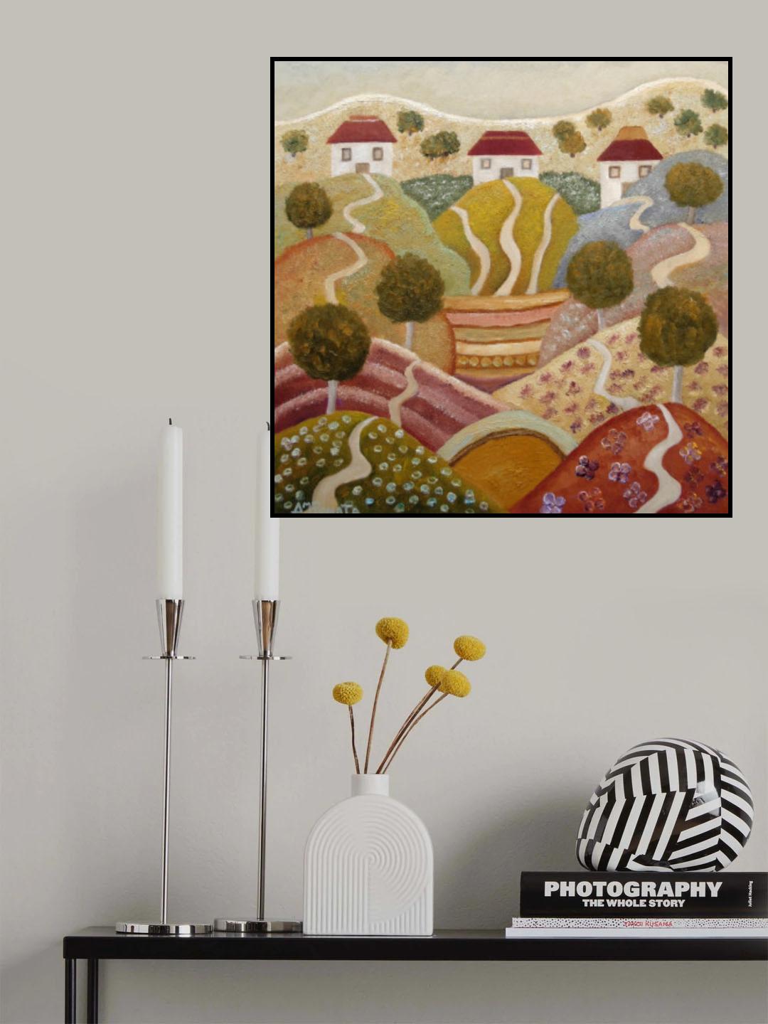 At Ease Land Poster och Canvastavla