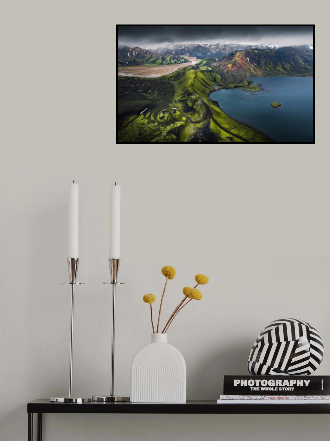 Volcanic Mountains Poster och Canvastavla