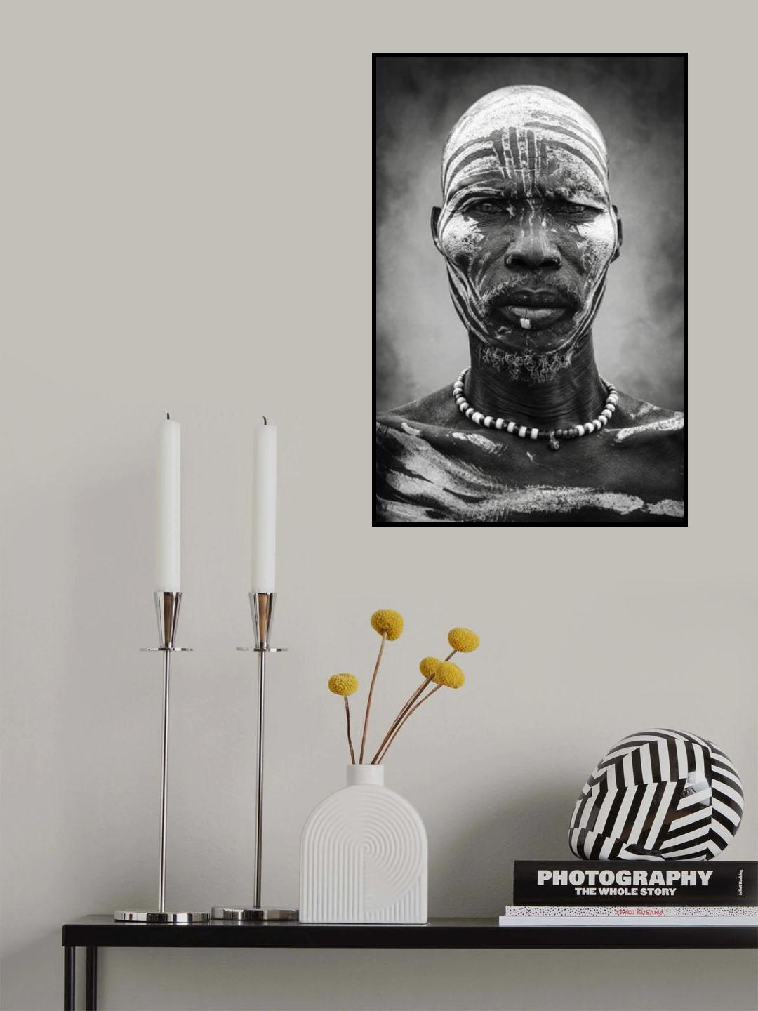 Portrait KARO man Poster och Canvastavla