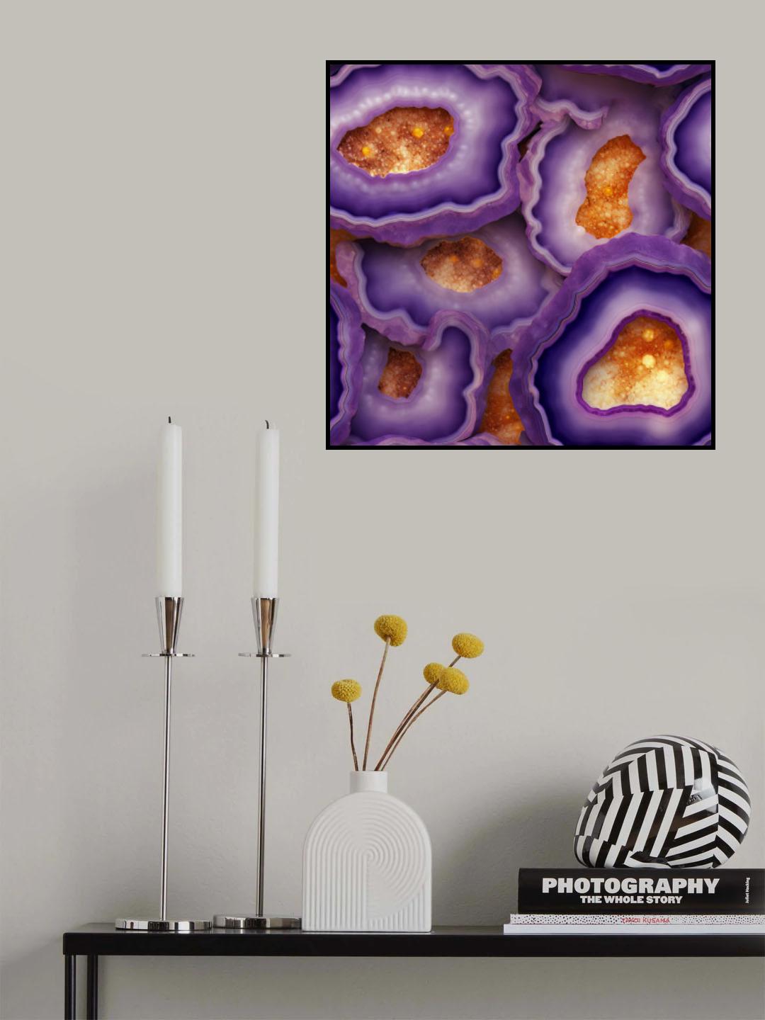 Agate 76 Poster och Canvastavla