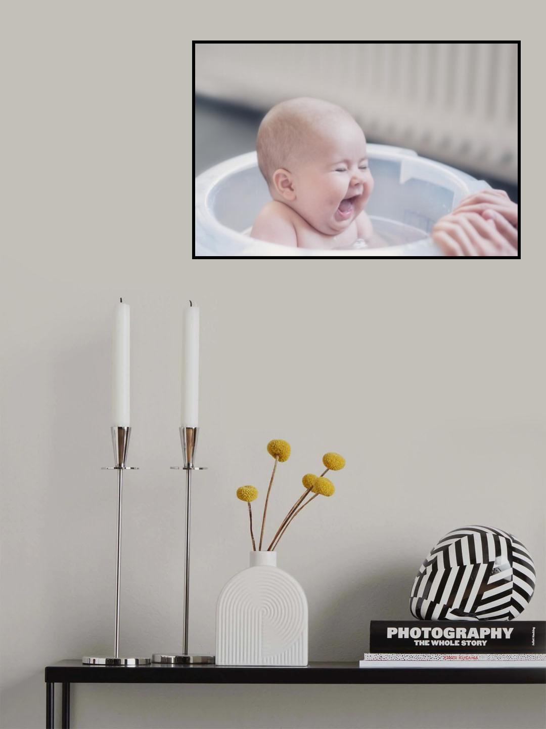 a babies laughter Poster och Canvastavla