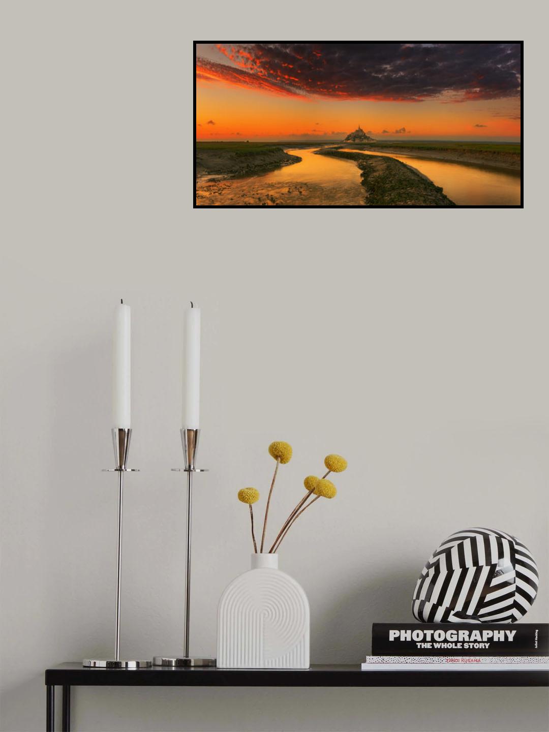 Evening light... Poster och Canvastavla
