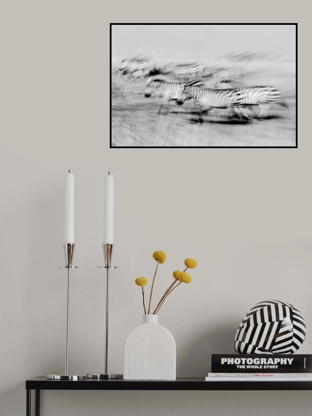 Moving stripes Poster och Canvastavla