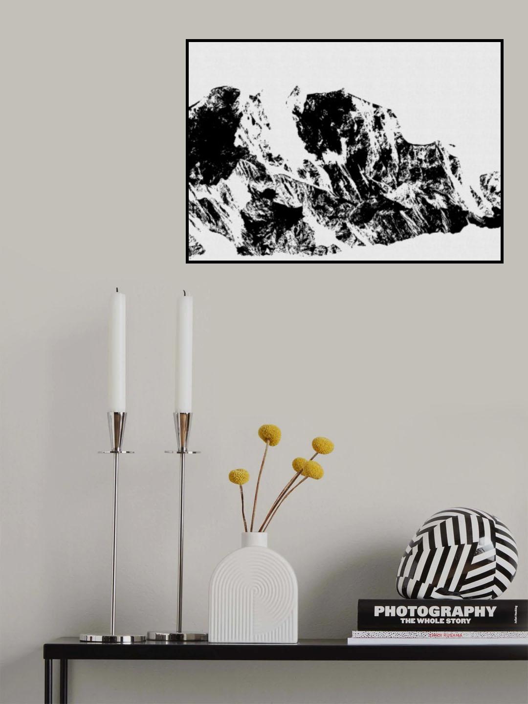 Mountains II Poster och Canvastavla