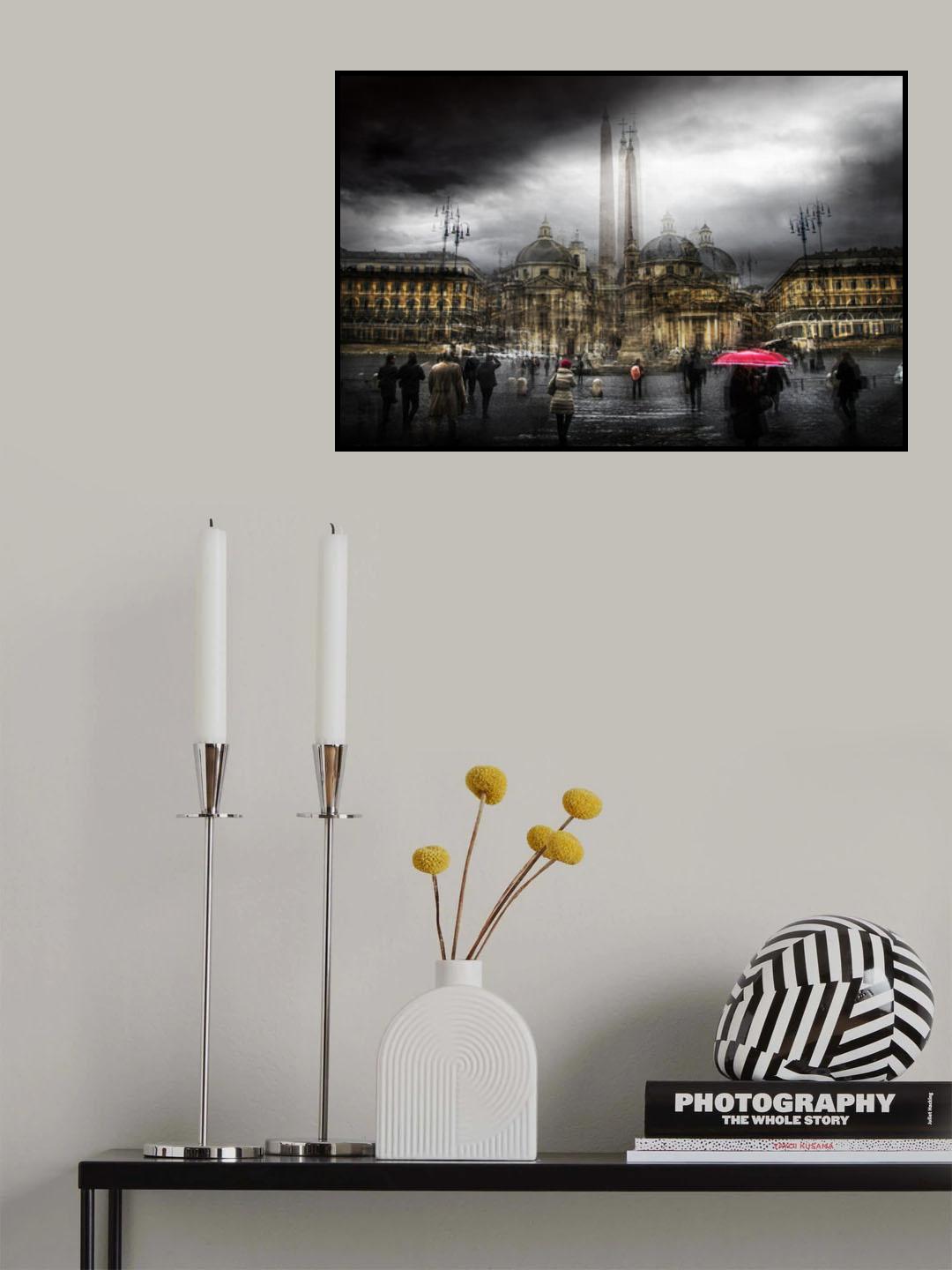 Piazza del Popolo - Roma Poster och Canvastavla