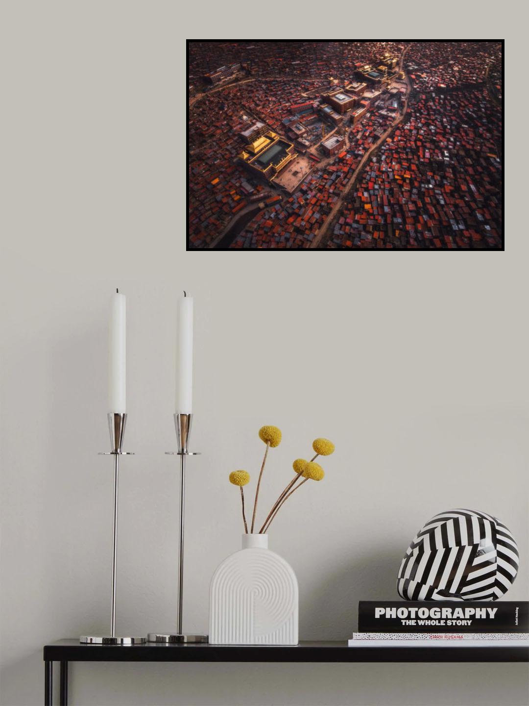 The kingdom of Buddhism Poster och Canvastavla