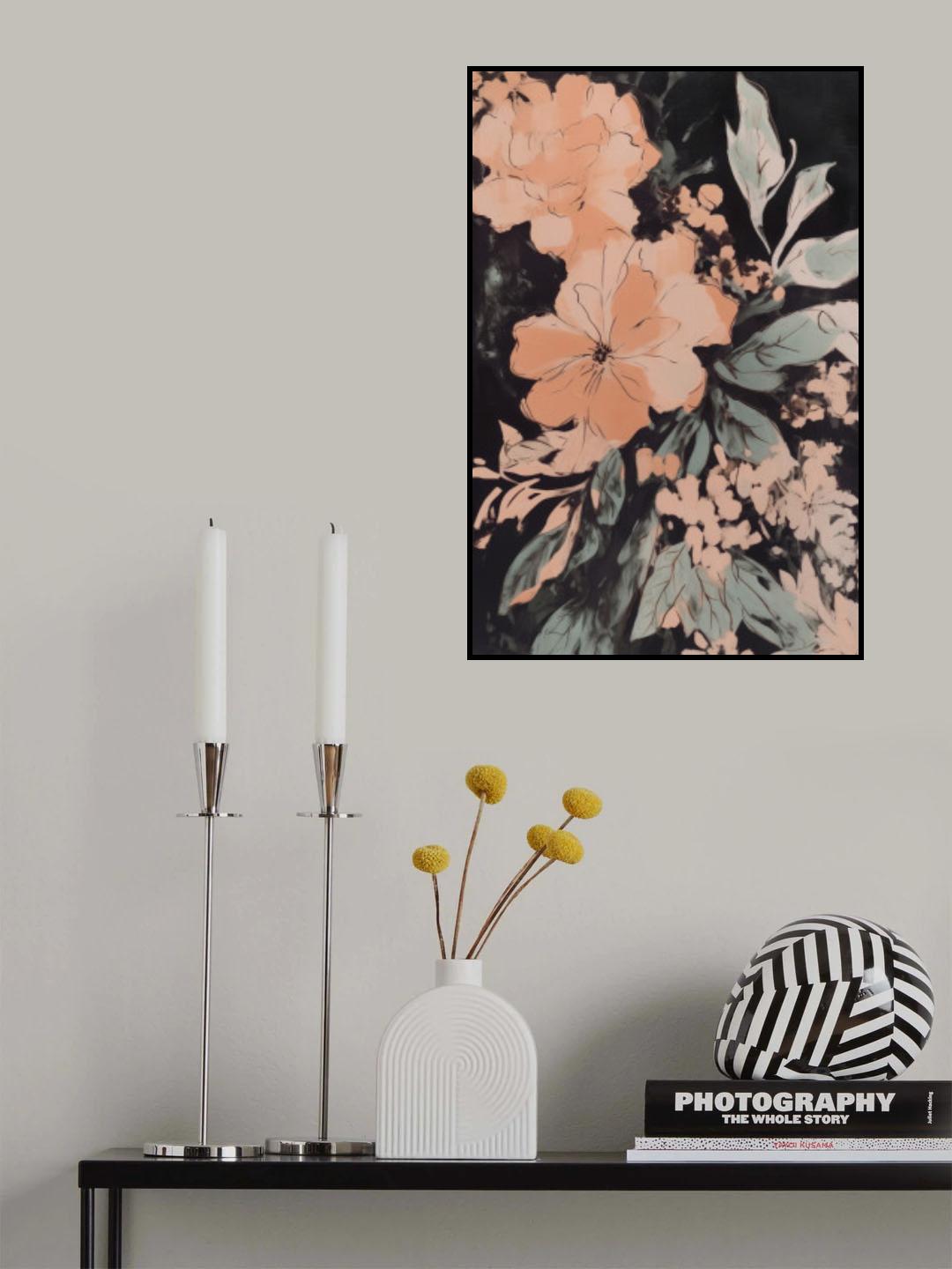 Wild Flowers No 2 Poster och Canvastavla