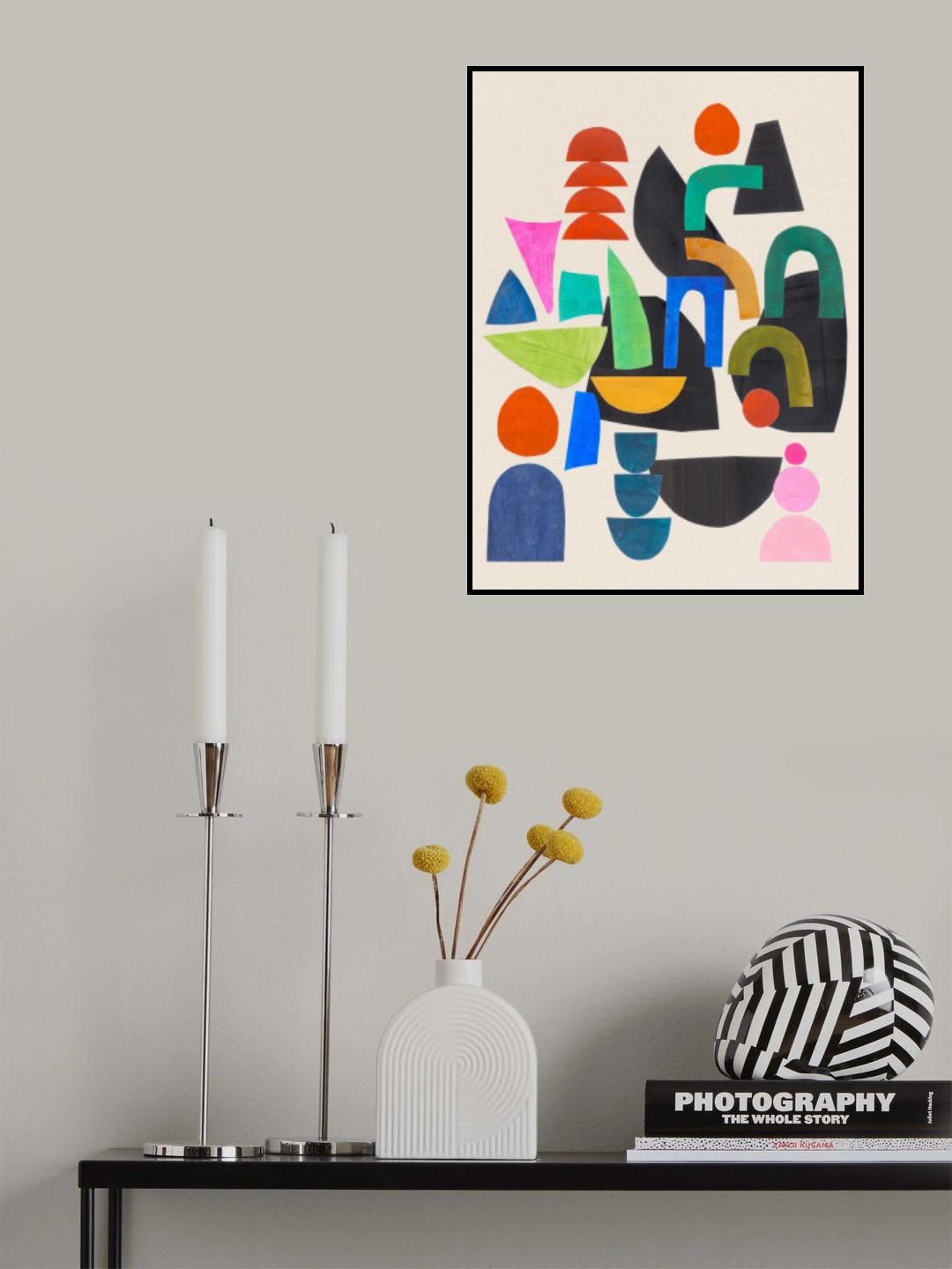 Round and Round Poster och Canvastavla