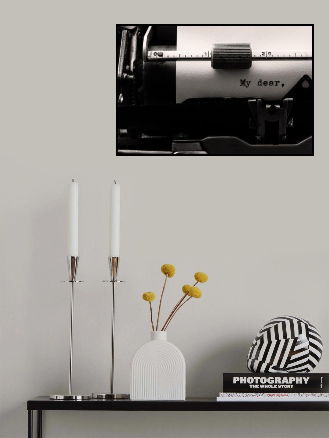 My Dear Poster och Canvastavla