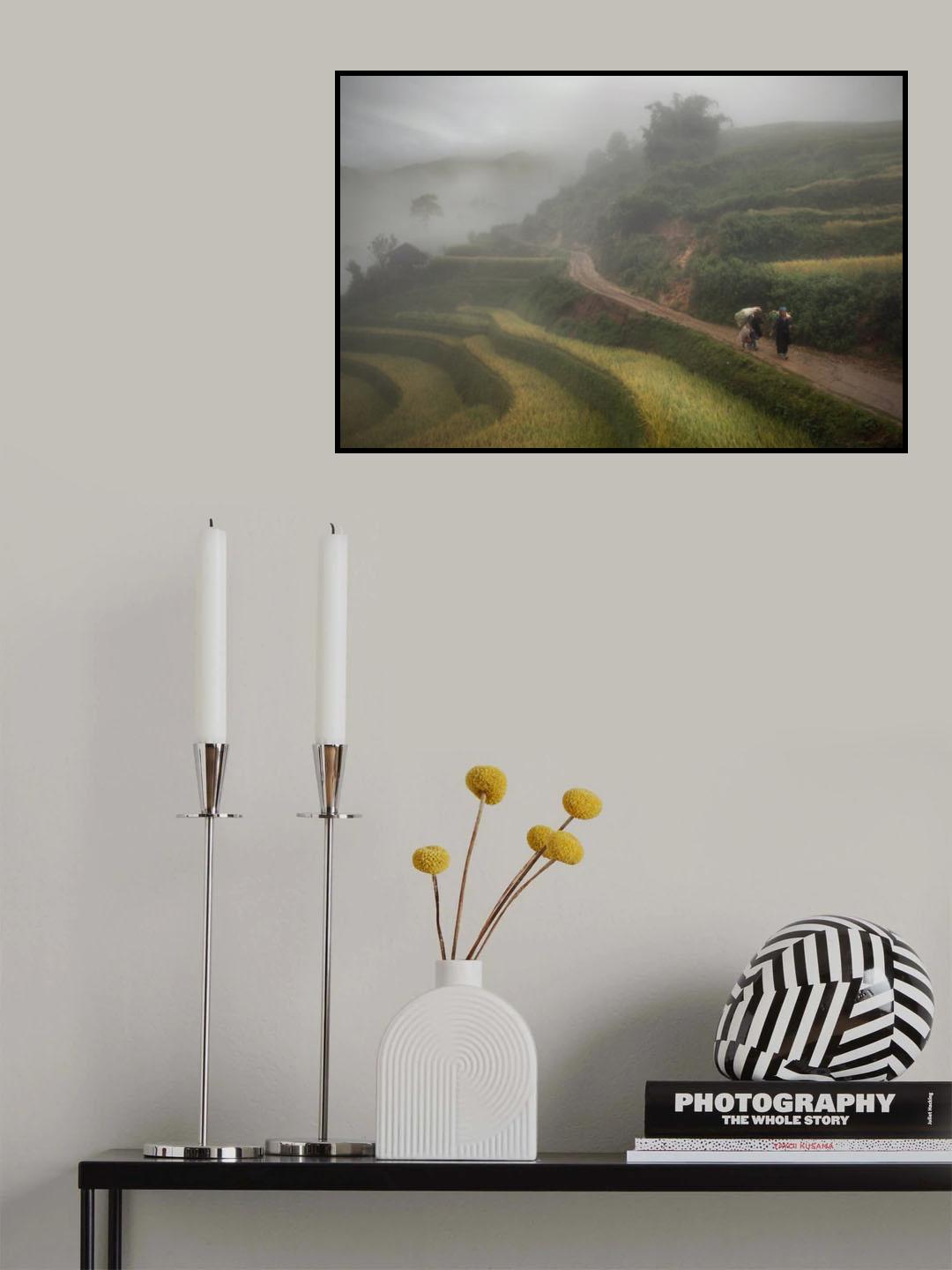 Fog Poster och Canvastavla