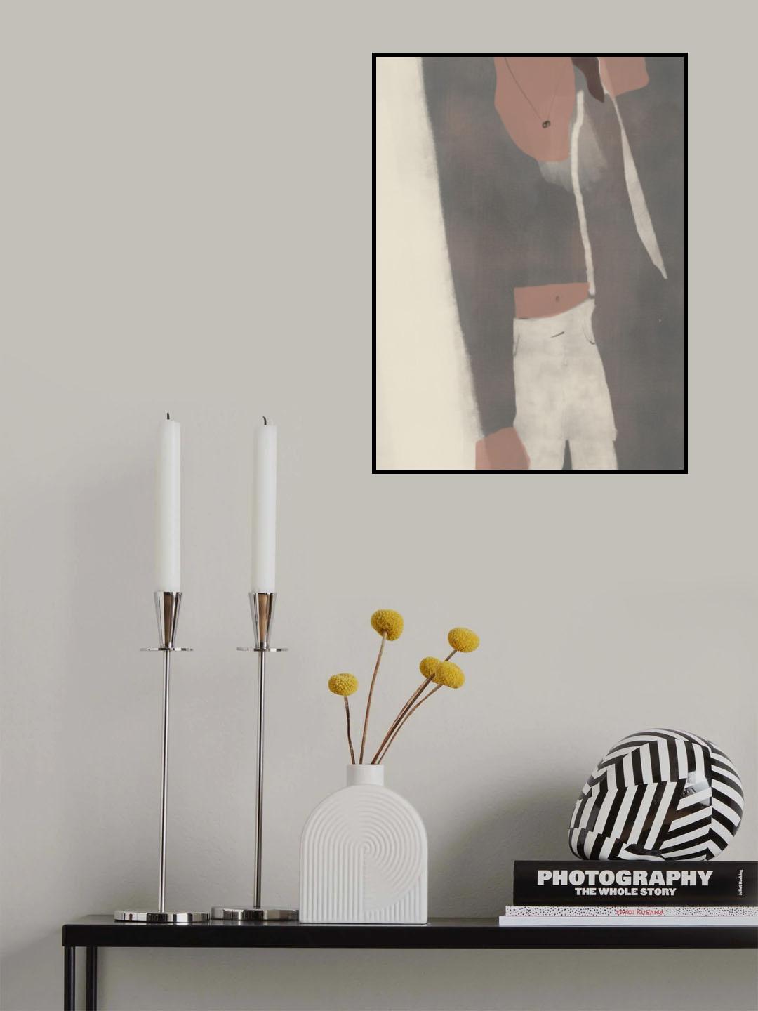 Behind the Light Poster och Canvastavla