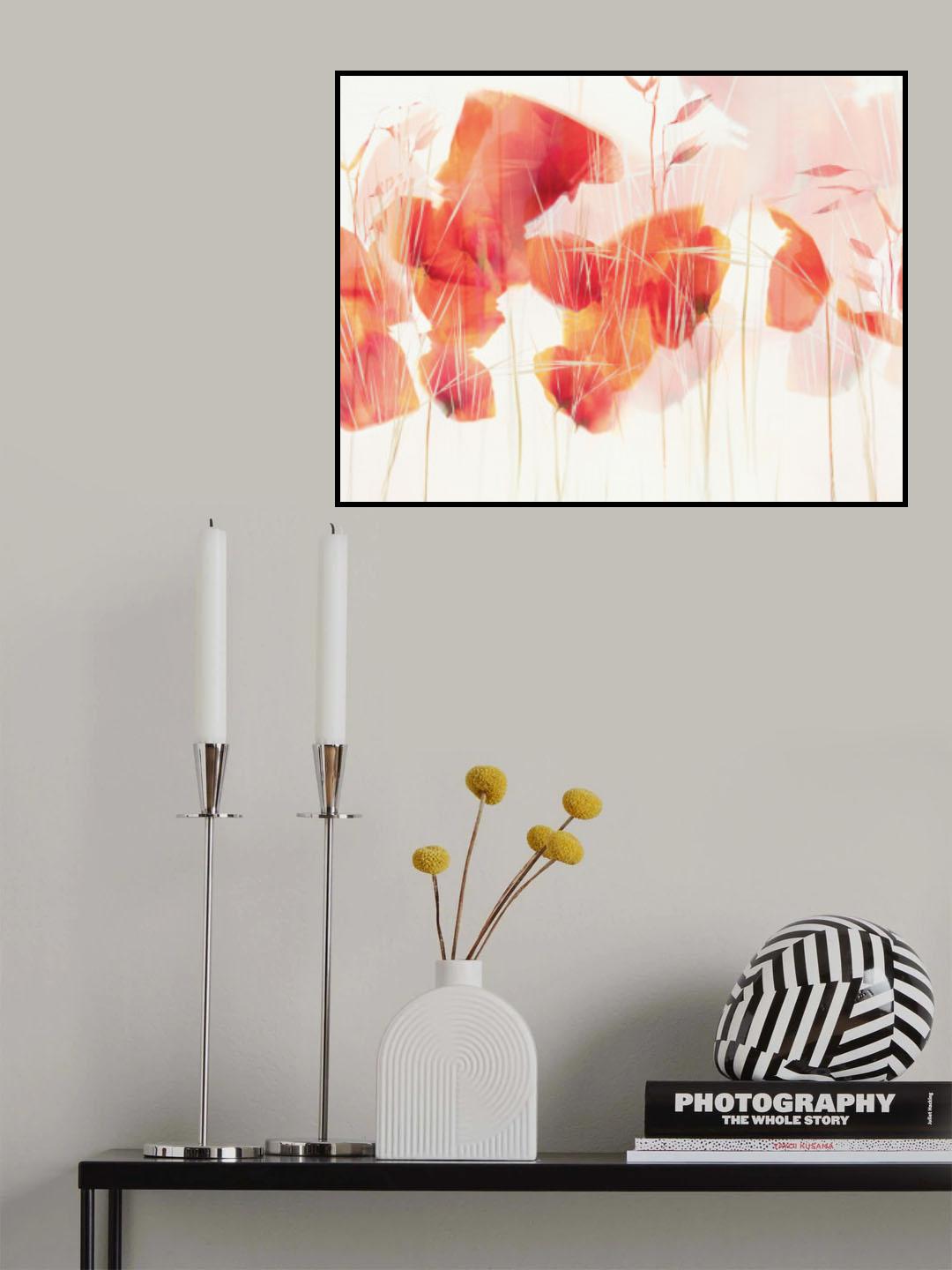Modern poppies Poster och Canvastavla