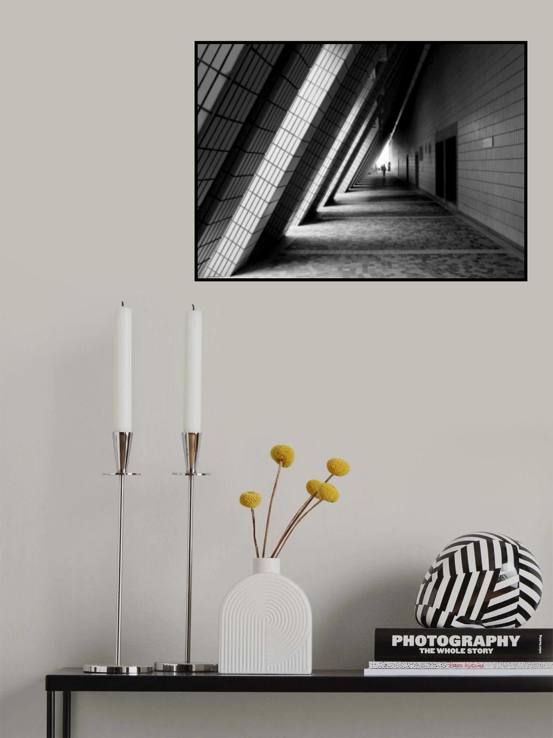 Light at the end of the tunnel Poster och Canvastavla