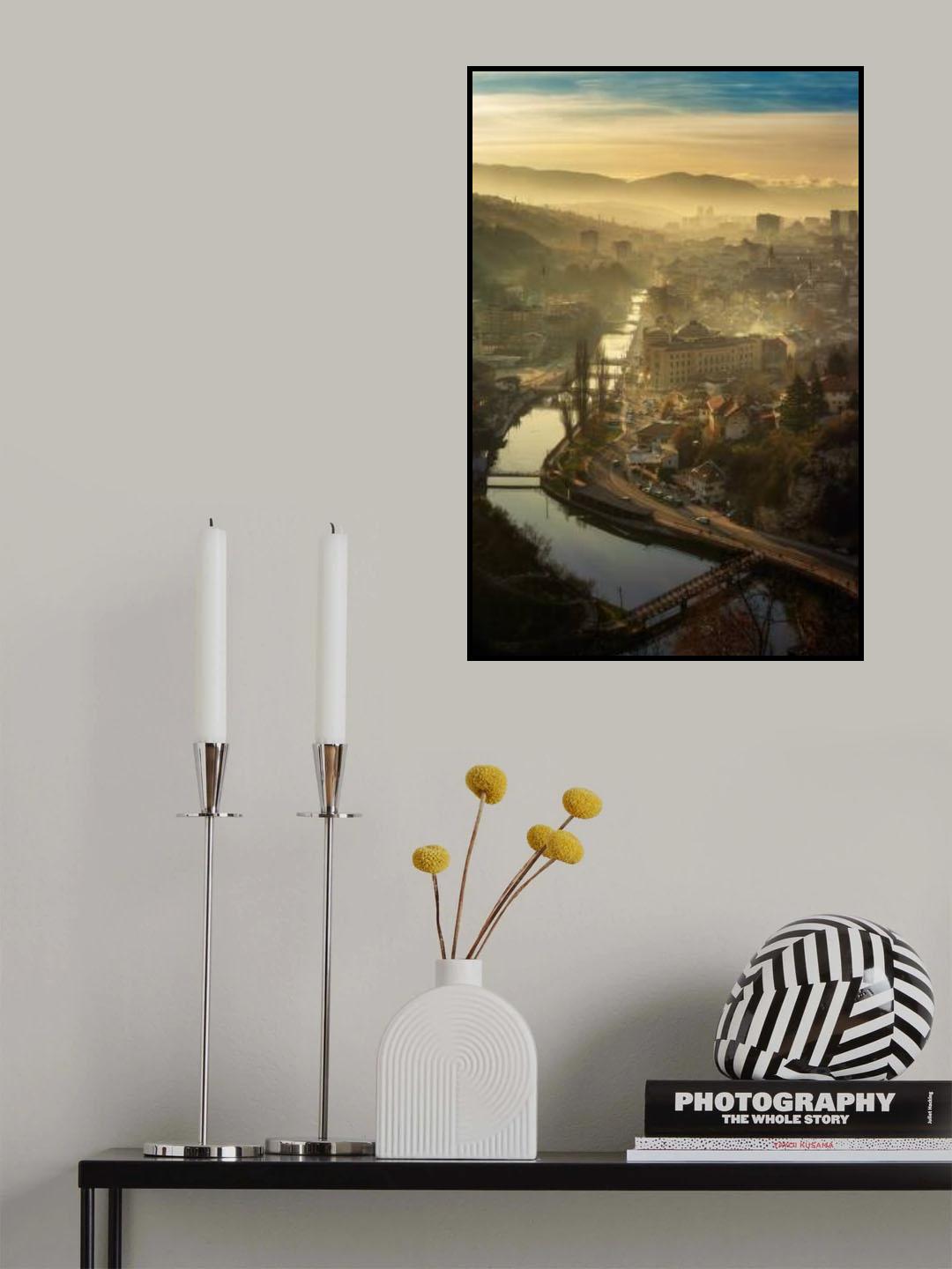 Sarajevo sunset Poster och Canvastavla