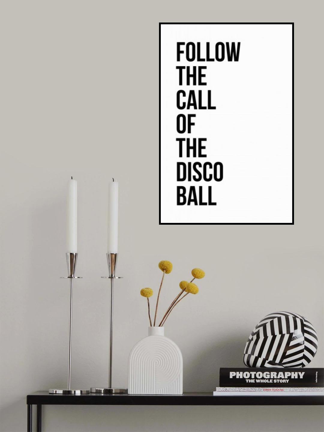 Disco Ball Poster och Canvastavla
