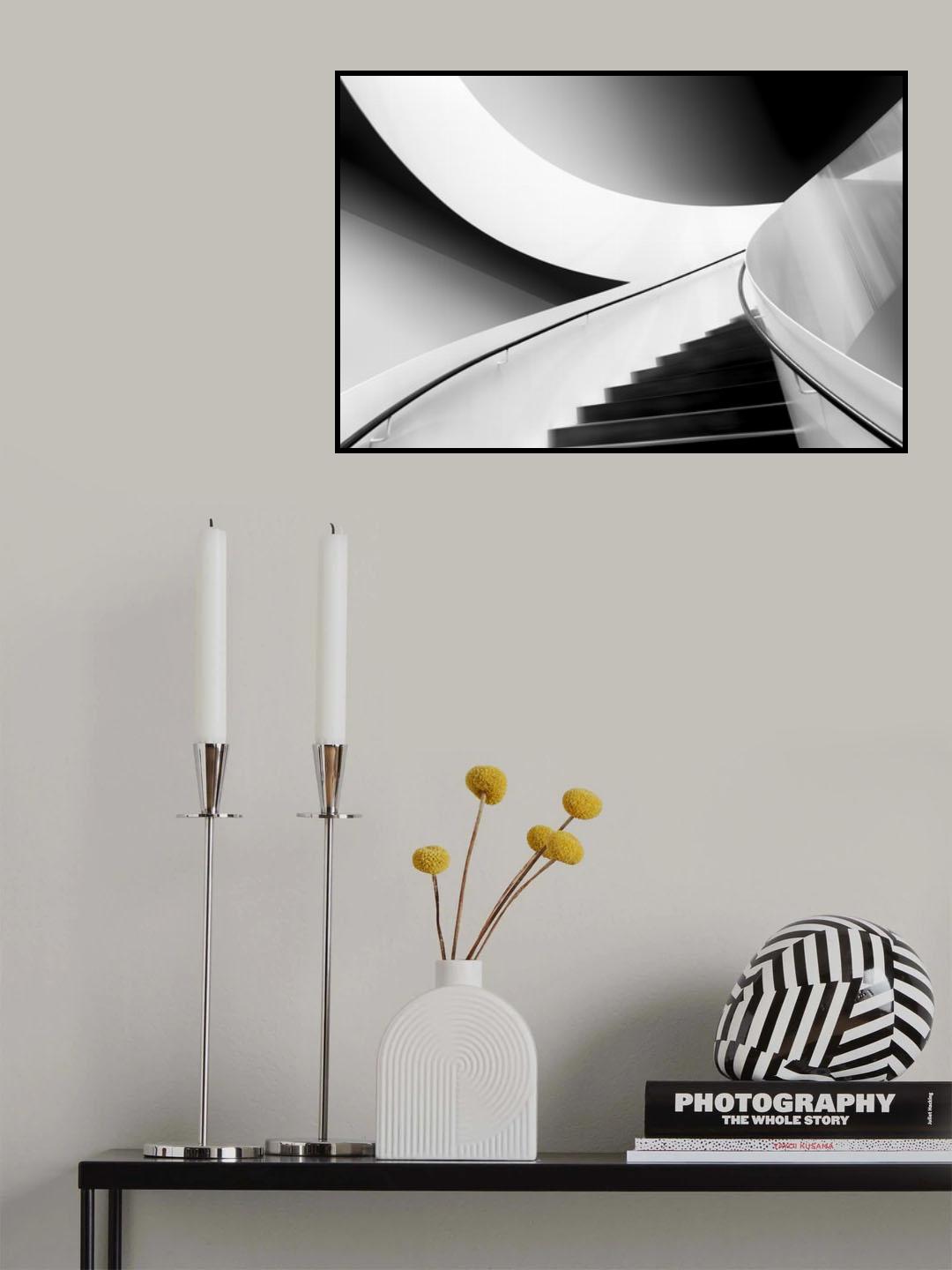 Around the stairs Poster och Canvastavla