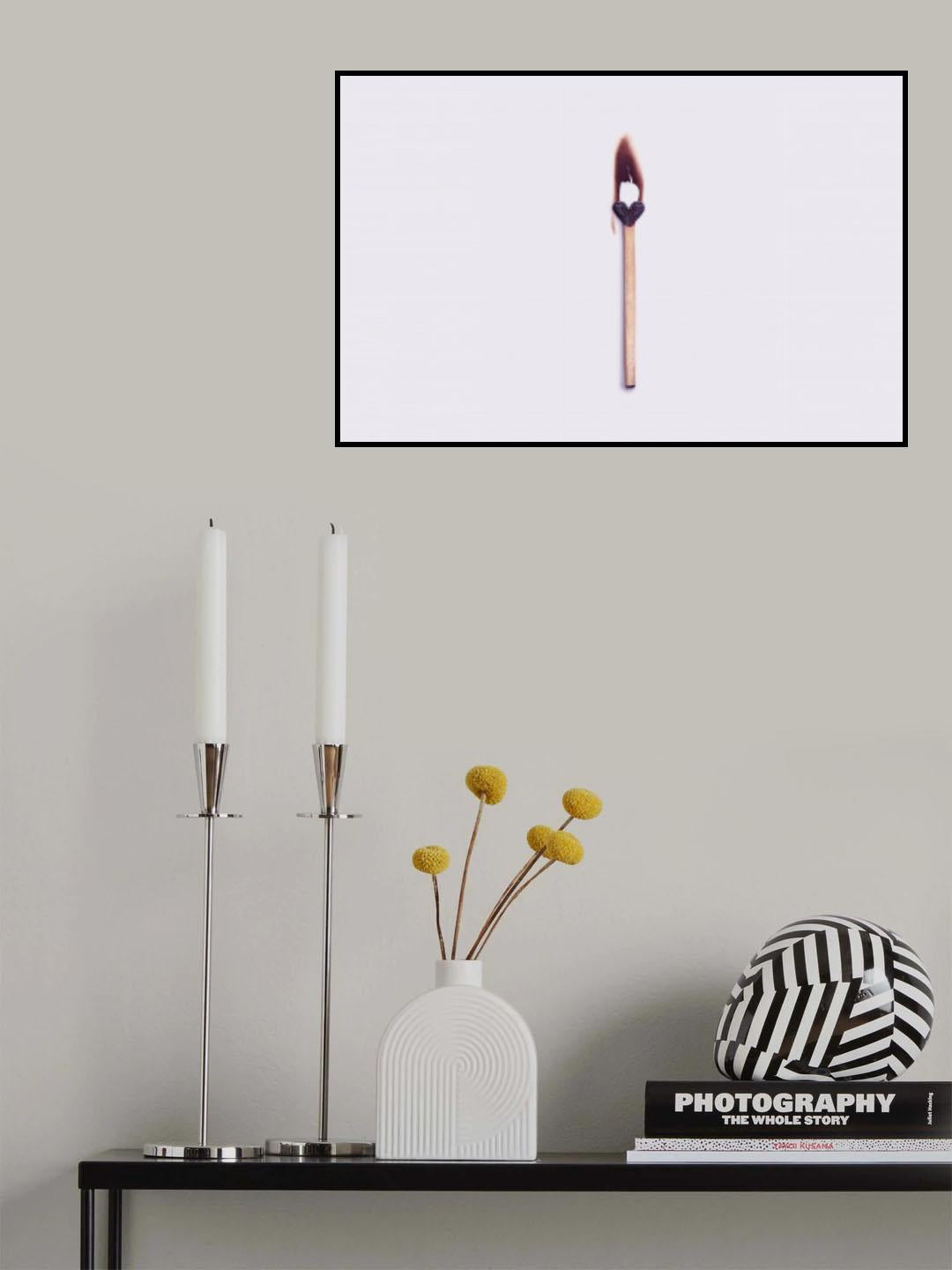 Burned love Poster och Canvastavla
