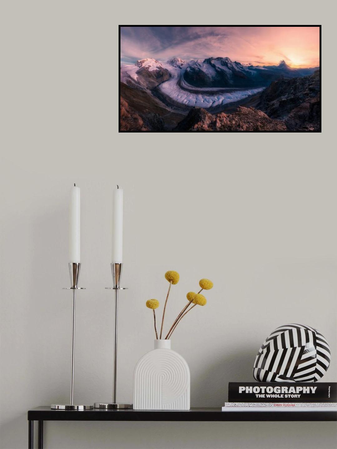 The Gorner Glacier Poster och Canvastavla