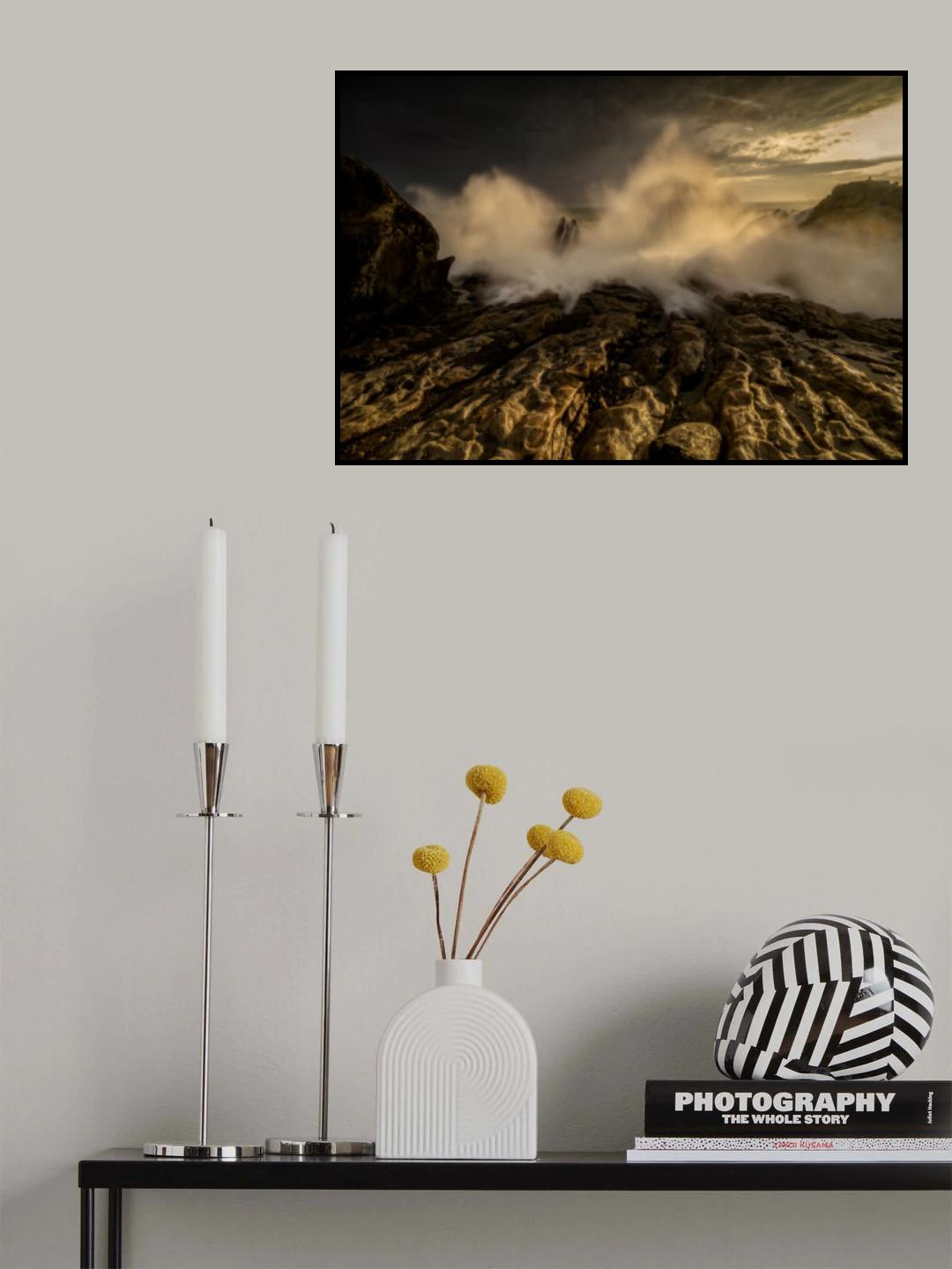 Wave smoke Poster och Canvastavla