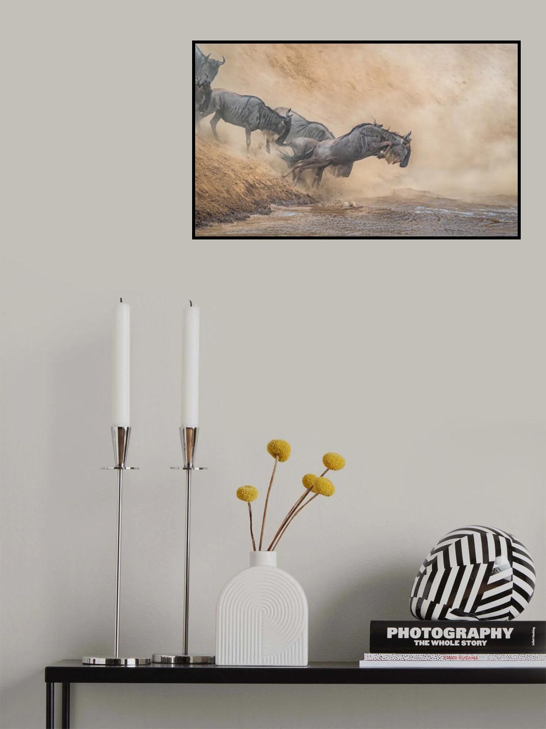 "Air Gnu" Poster och Canvastavla
