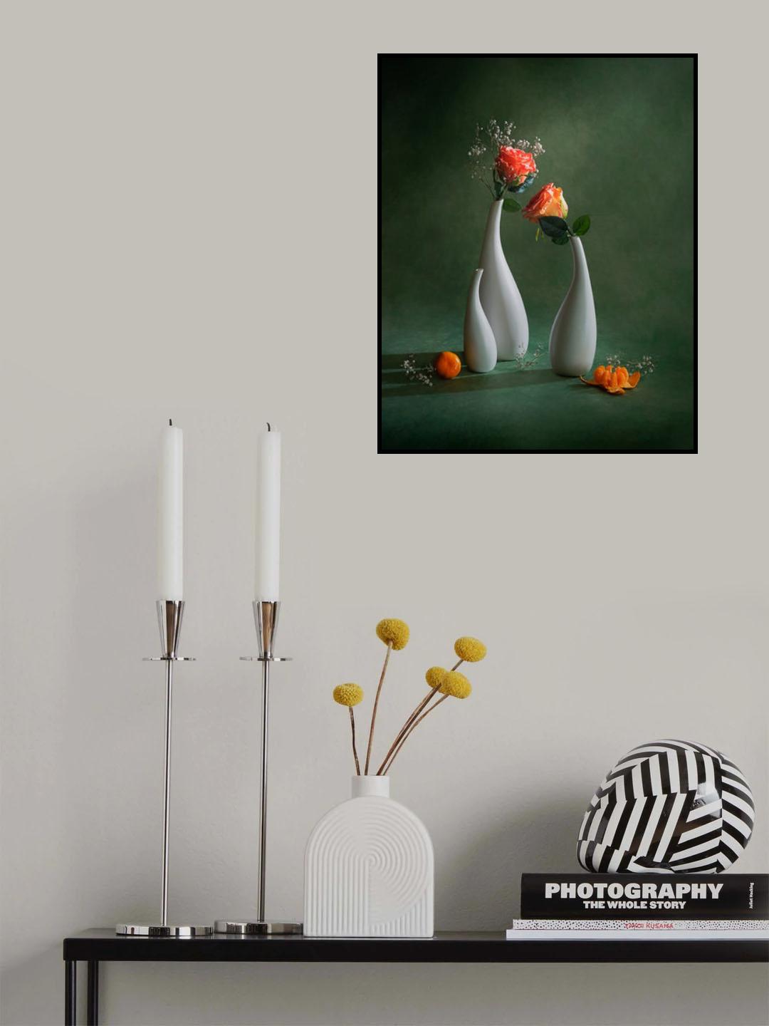 Roses and Oranges Poster och Canvastavla