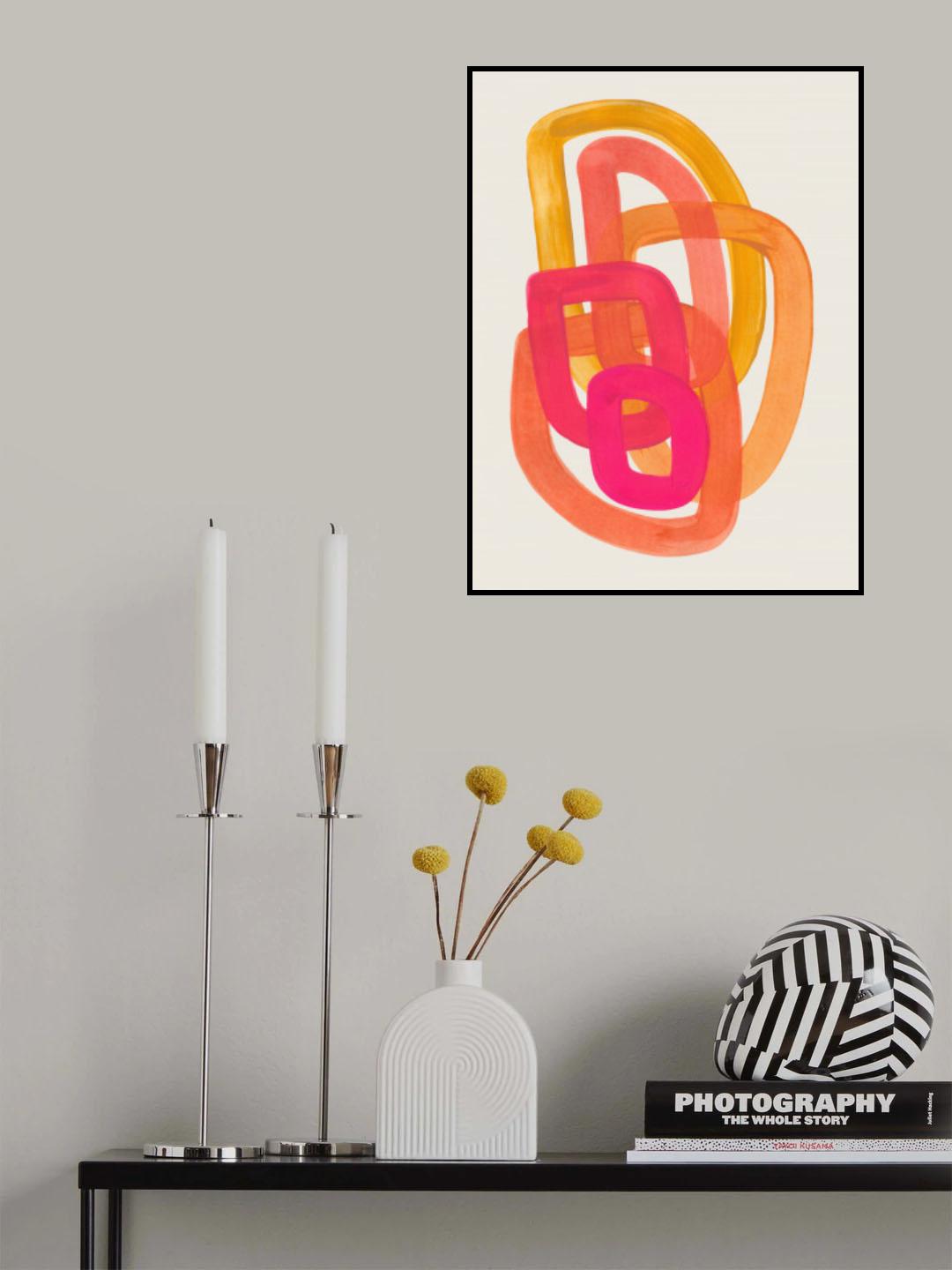 70s Spiral Poster och Canvastavla