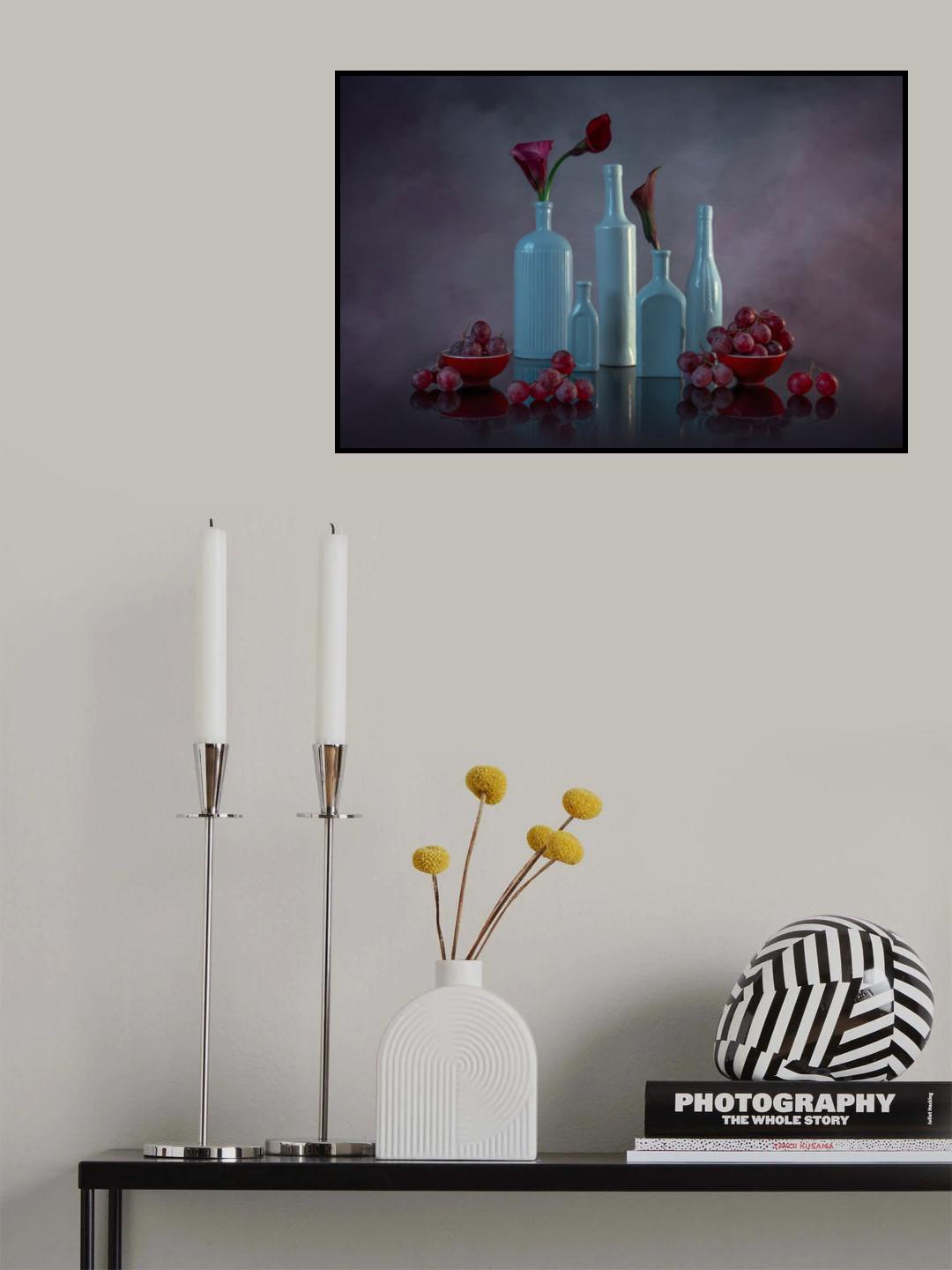 Sweet Red Grapes Poster och Canvastavla