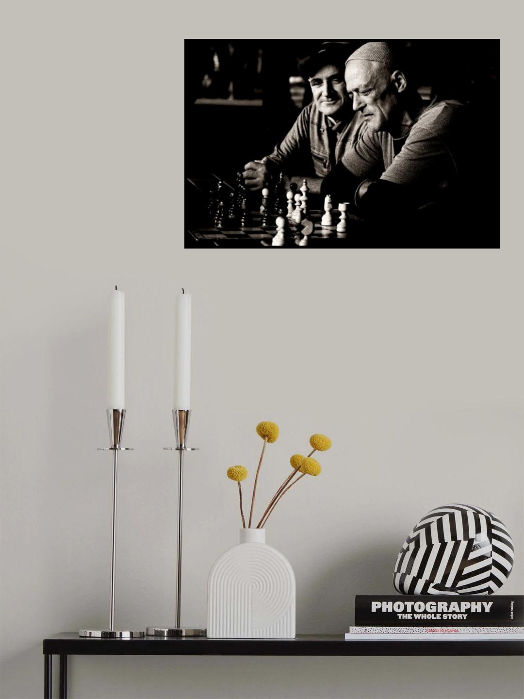 the chess player Poster och Canvastavla