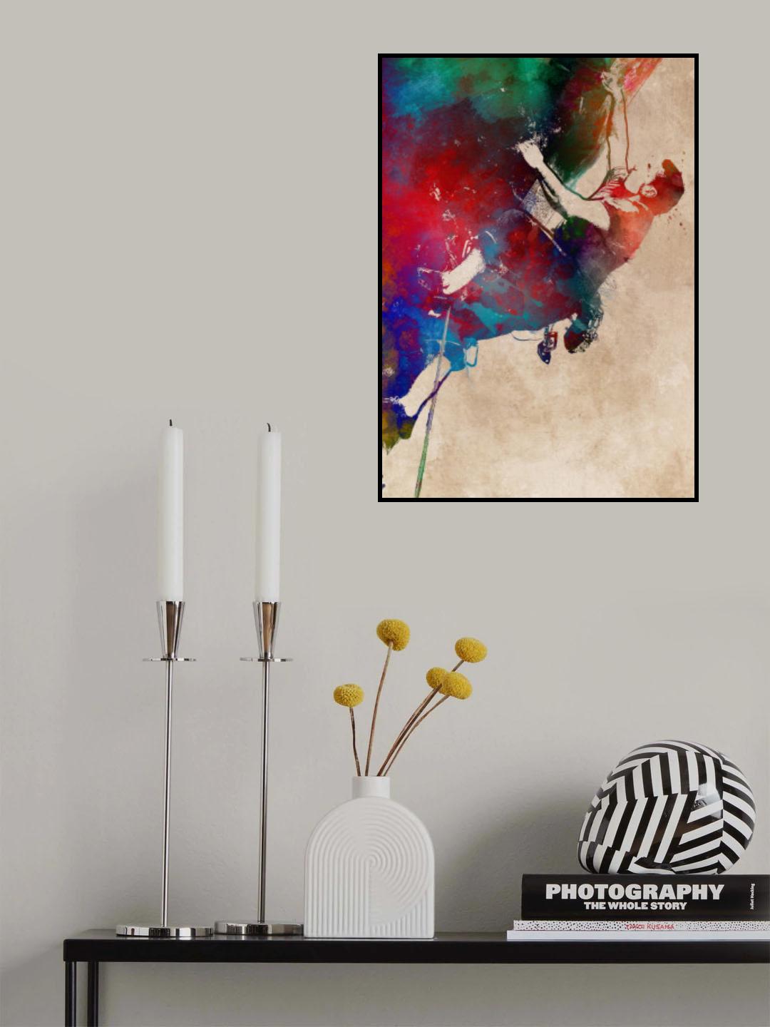 Mountaineer Sport Art 16 Poster och Canvastavla