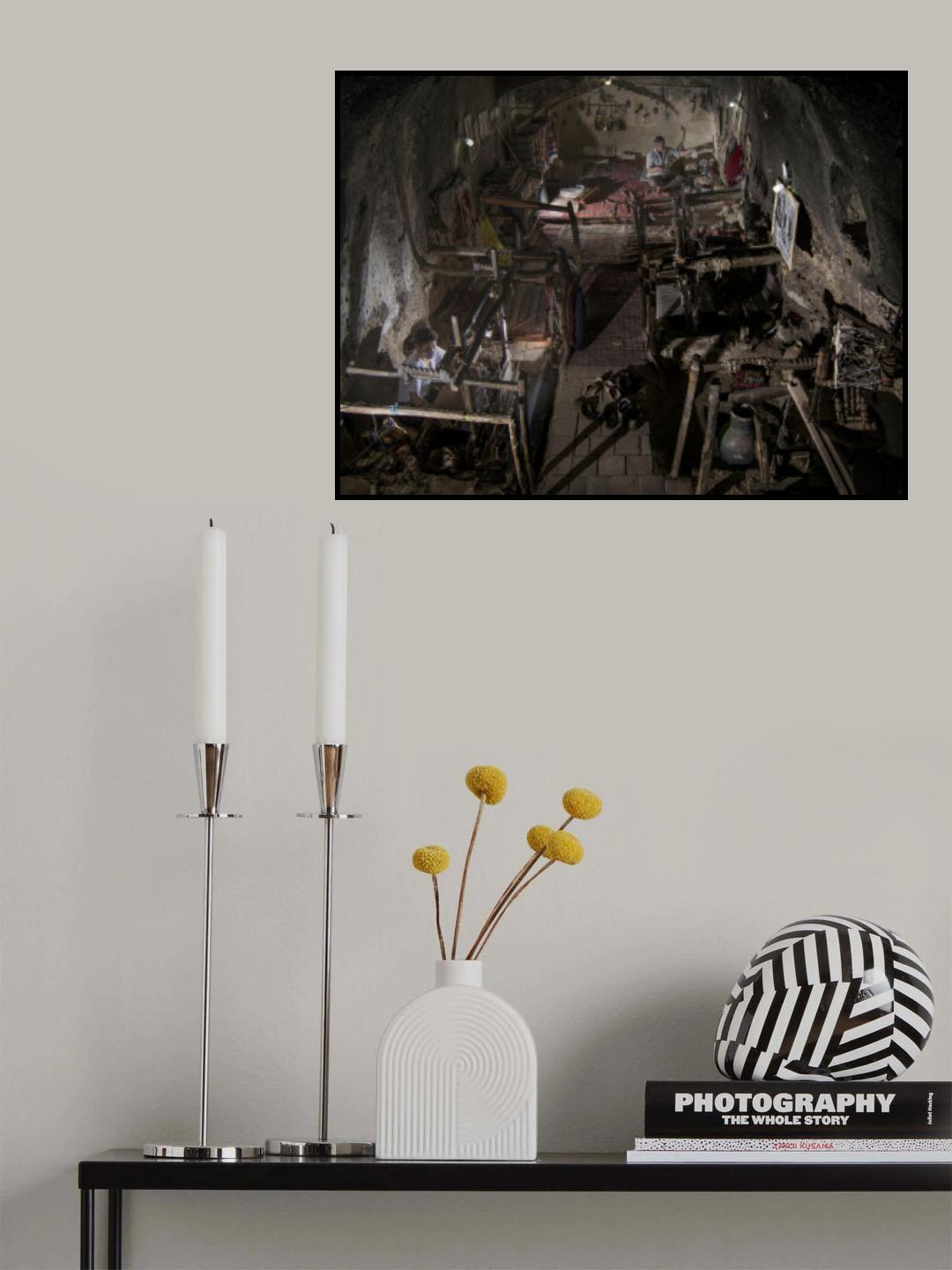 Traditional woven fabric Poster och Canvastavla