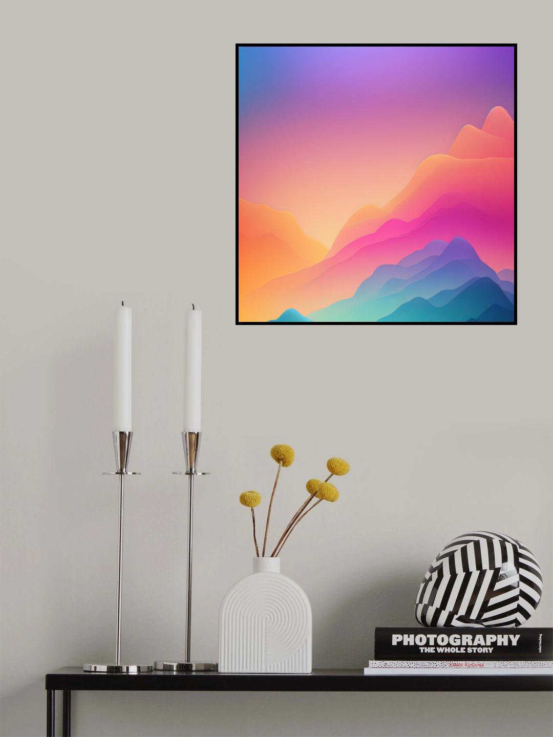 Gradient 74 Poster och Canvastavla