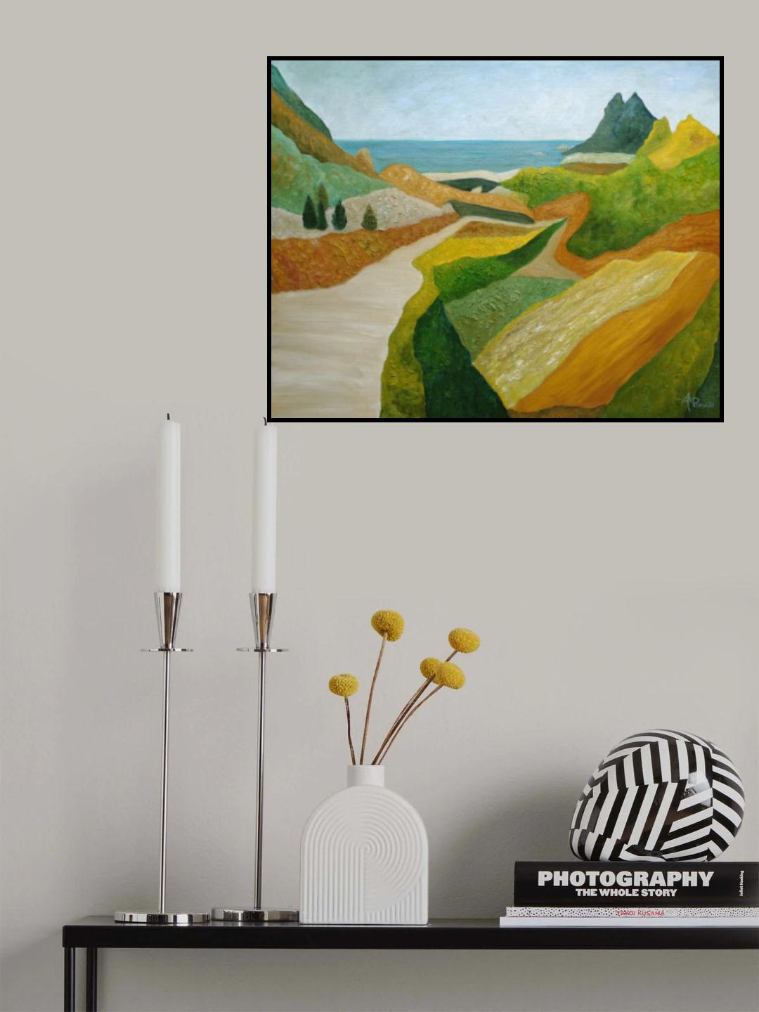 A Walk Down To the Sea Poster och Canvastavla