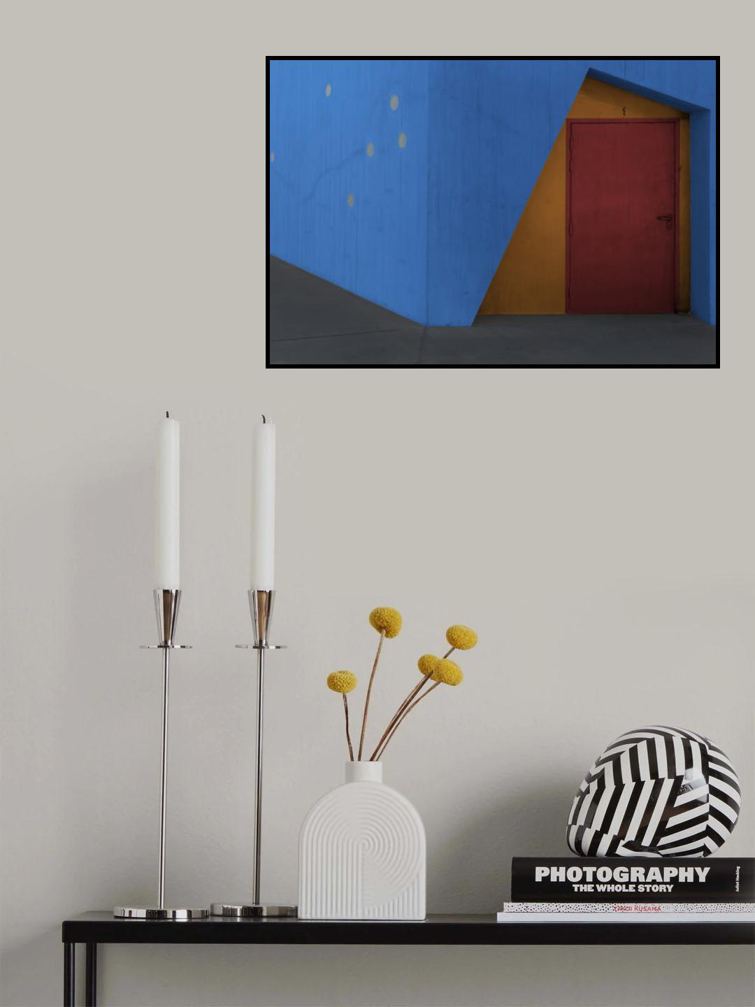 Colorful Door Poster och Canvastavla