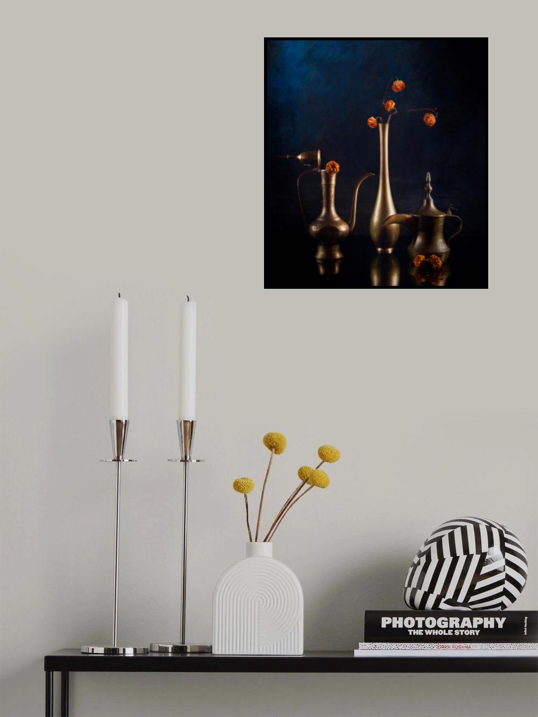 Bronze Vase Poster och Canvastavla