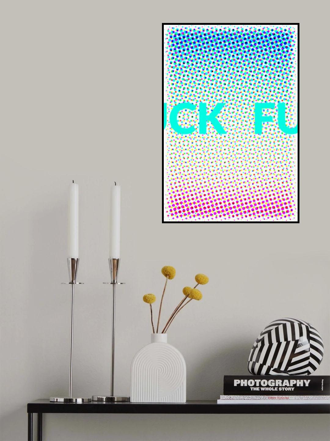Fuck Poster och Canvastavla