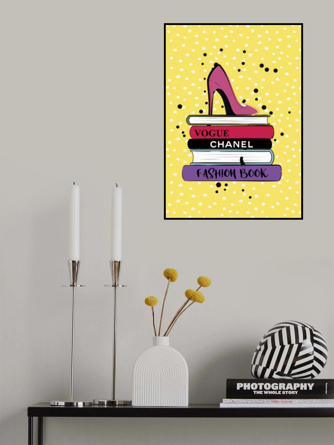 Fashion Books Poster och Canvastavla