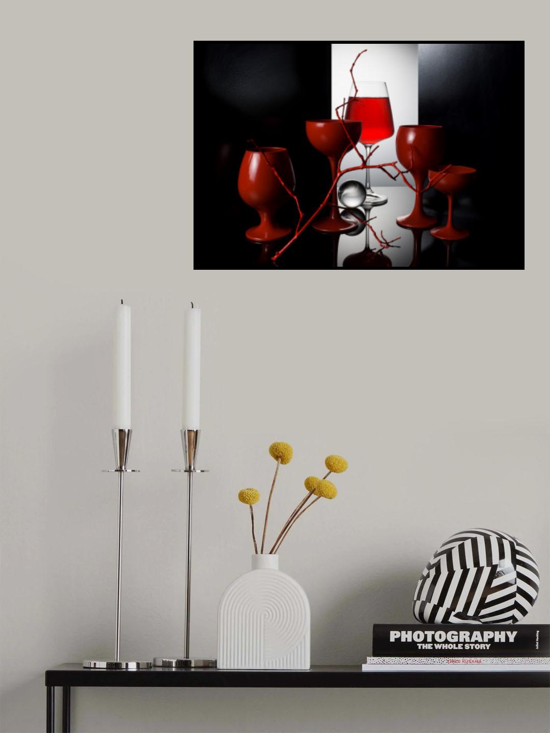 From the series "Red and Black" Poster och Canvastavla