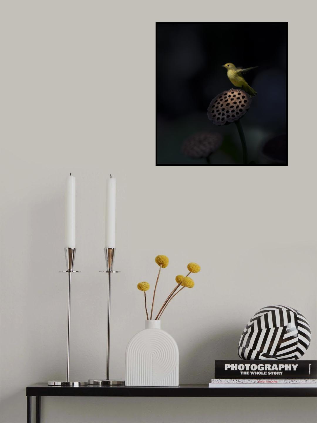 Stand on the lotus pod Poster och Canvastavla