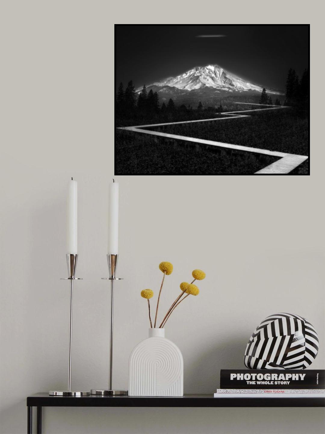 Road to Mt Shasta Poster och Canvastavla