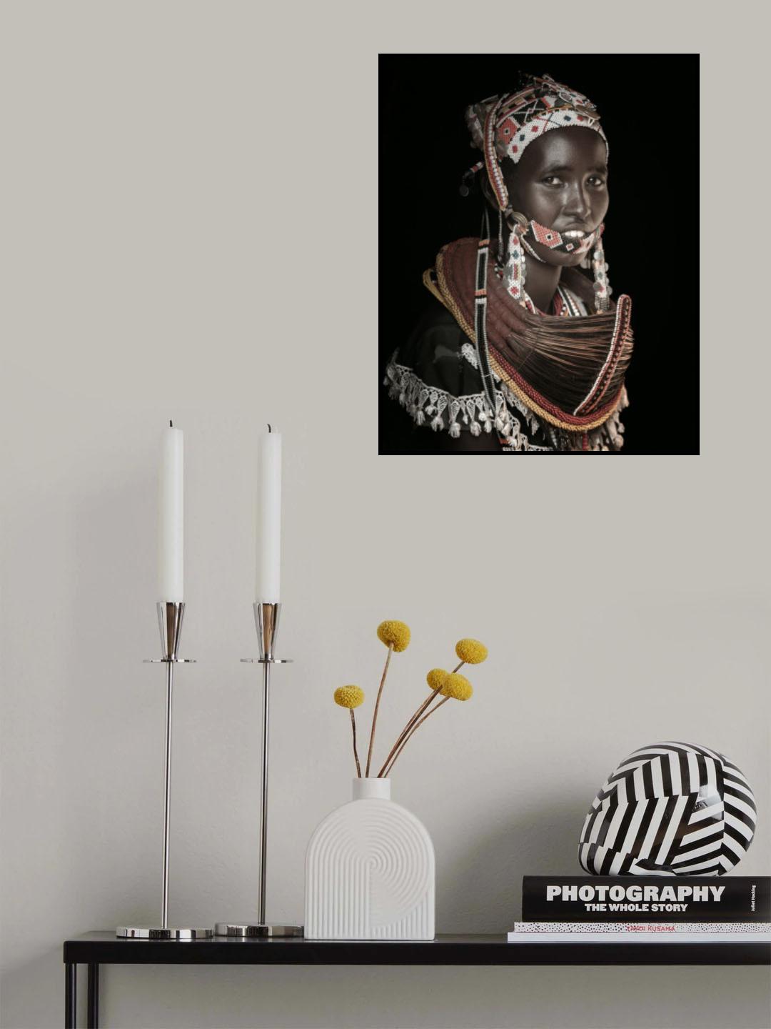 Traditional Modern Rendille Poster och Canvastavla
