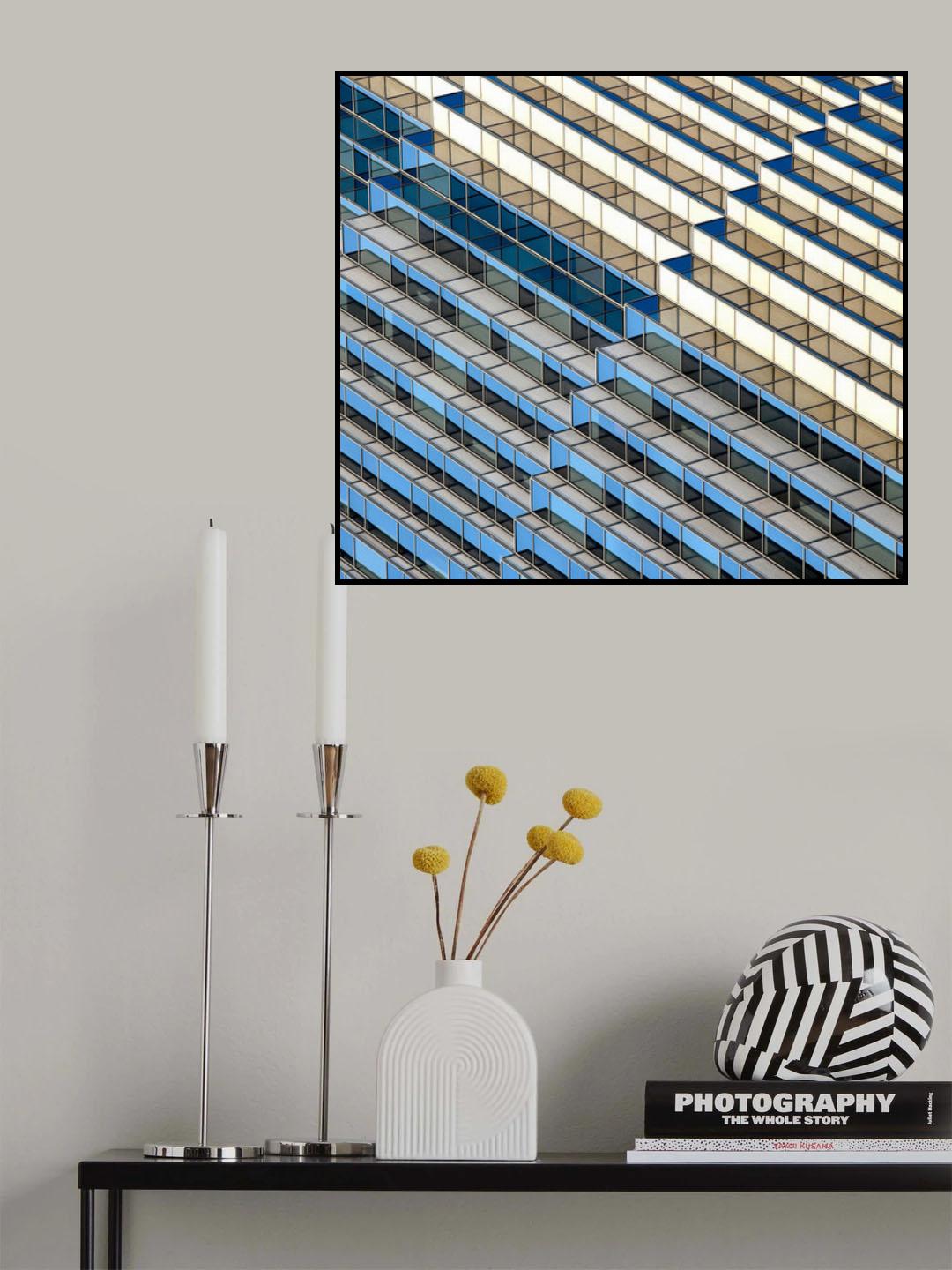 Line, form, color and repeat. Poster och Canvastavla