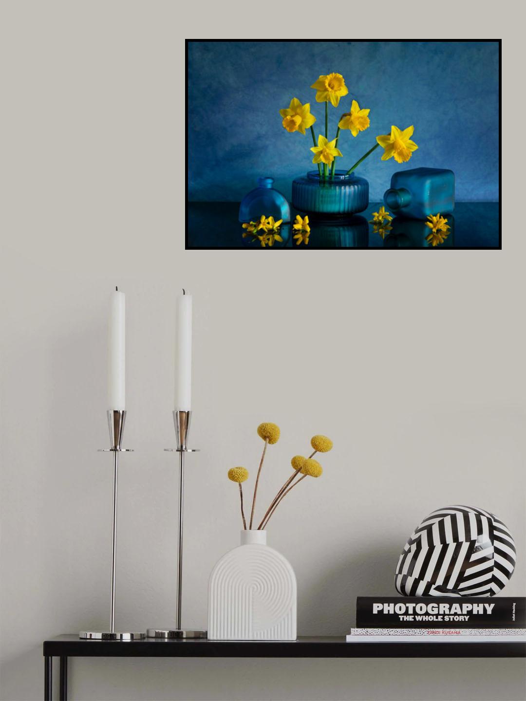 Yellow Daffodil Poster och Canvastavla