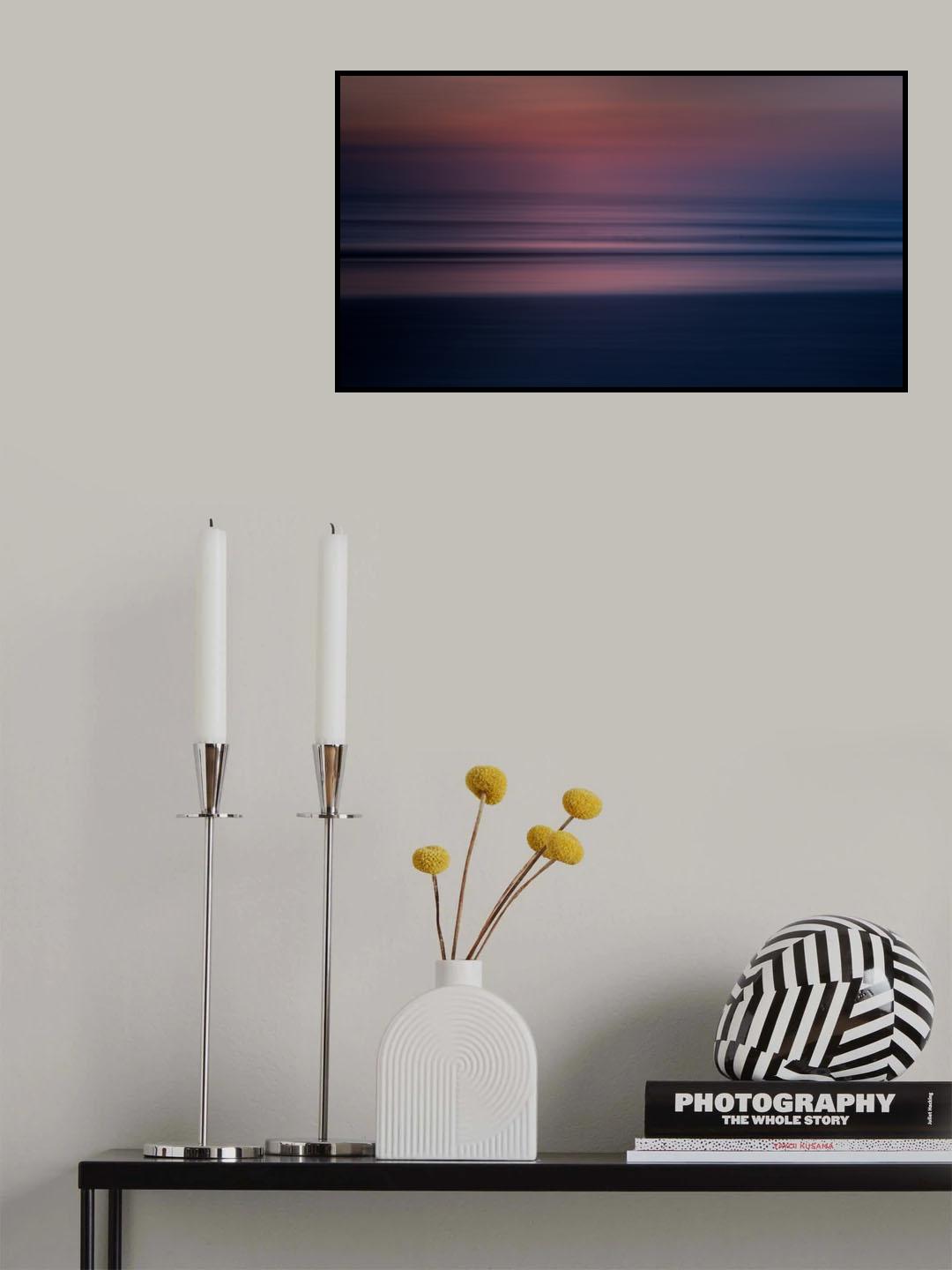 Blue and purple Poster och Canvastavla