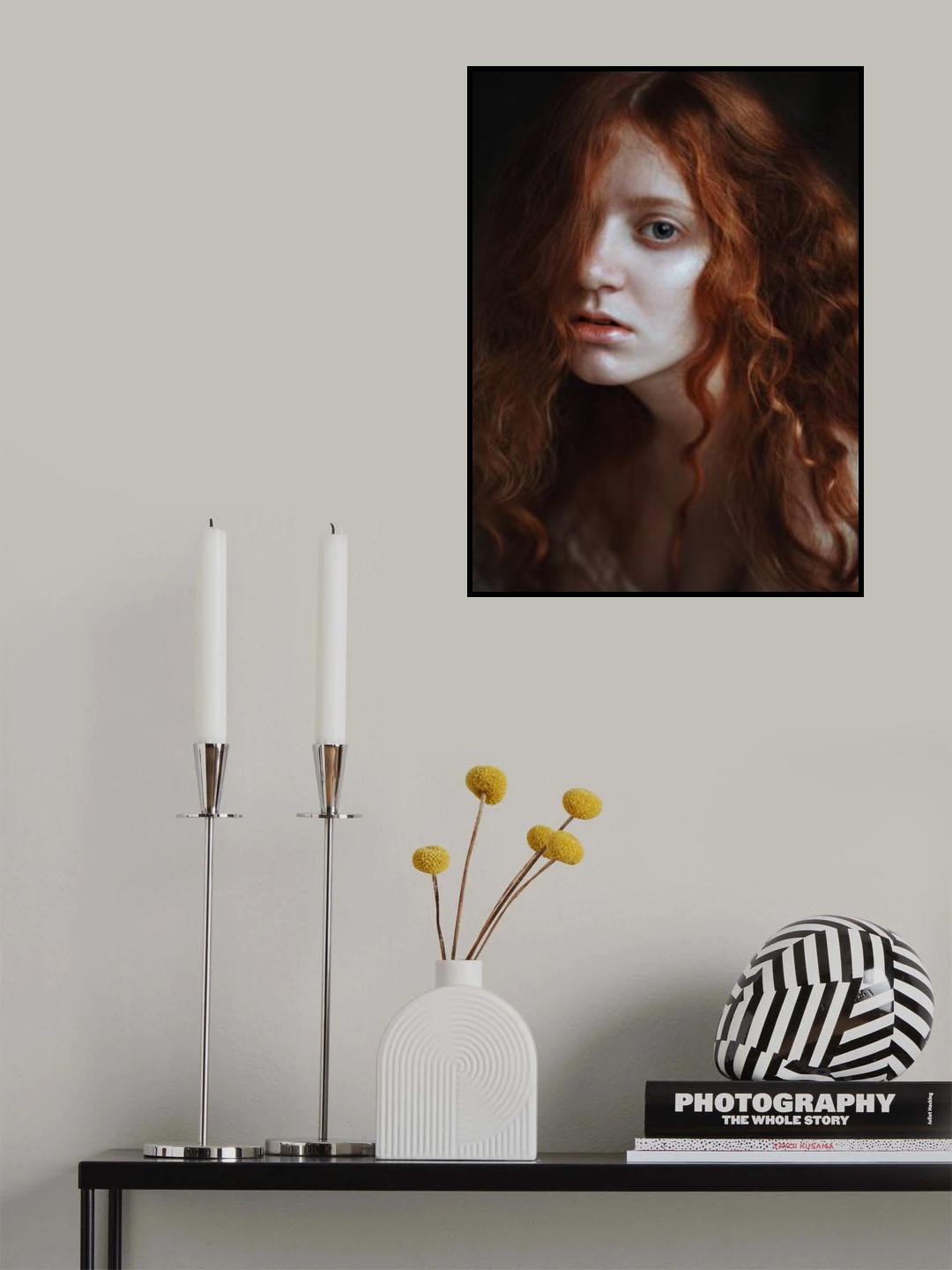 Medieval girl Poster och Canvastavla