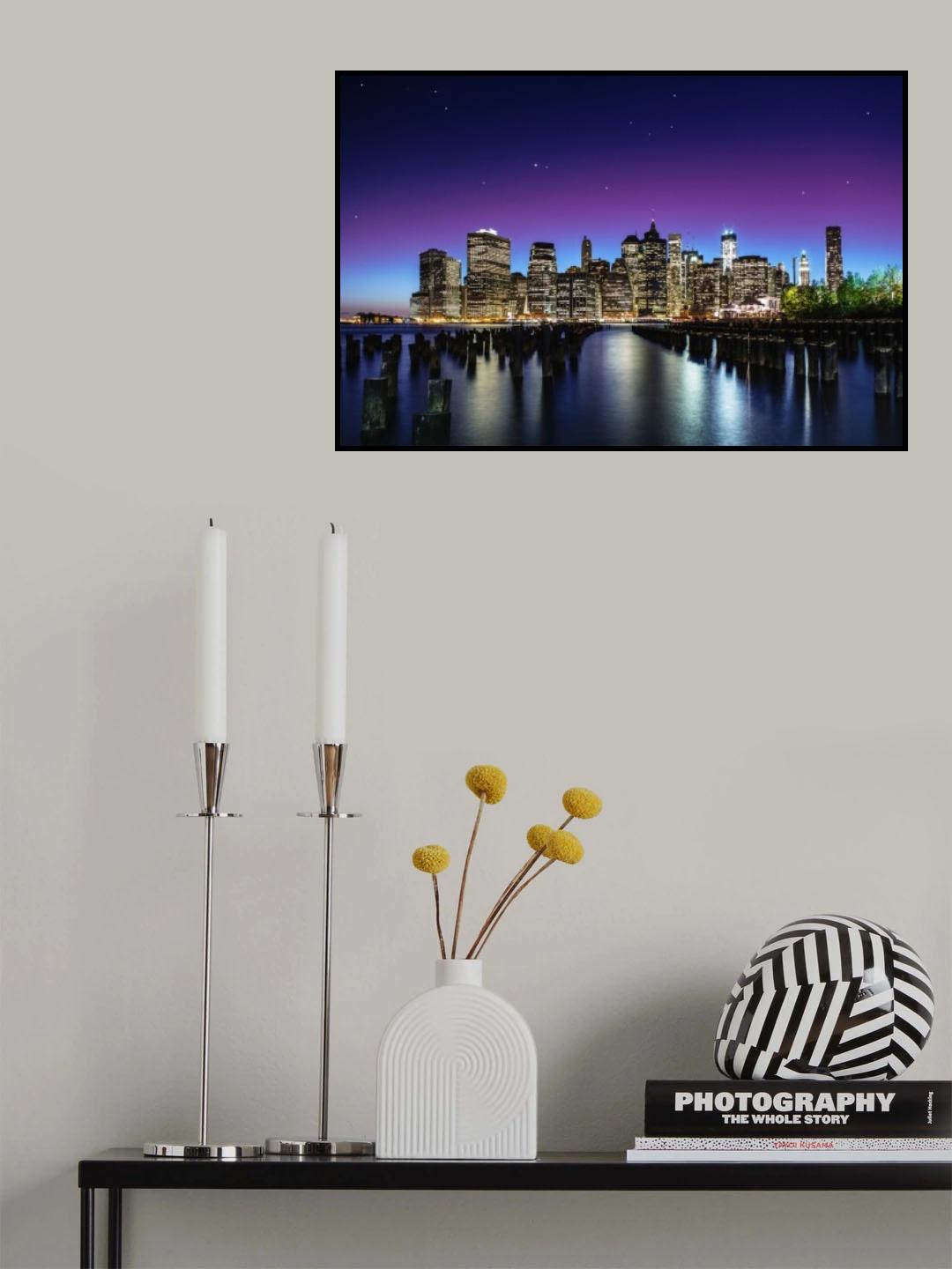 New York Sky Line Poster och Canvastavla