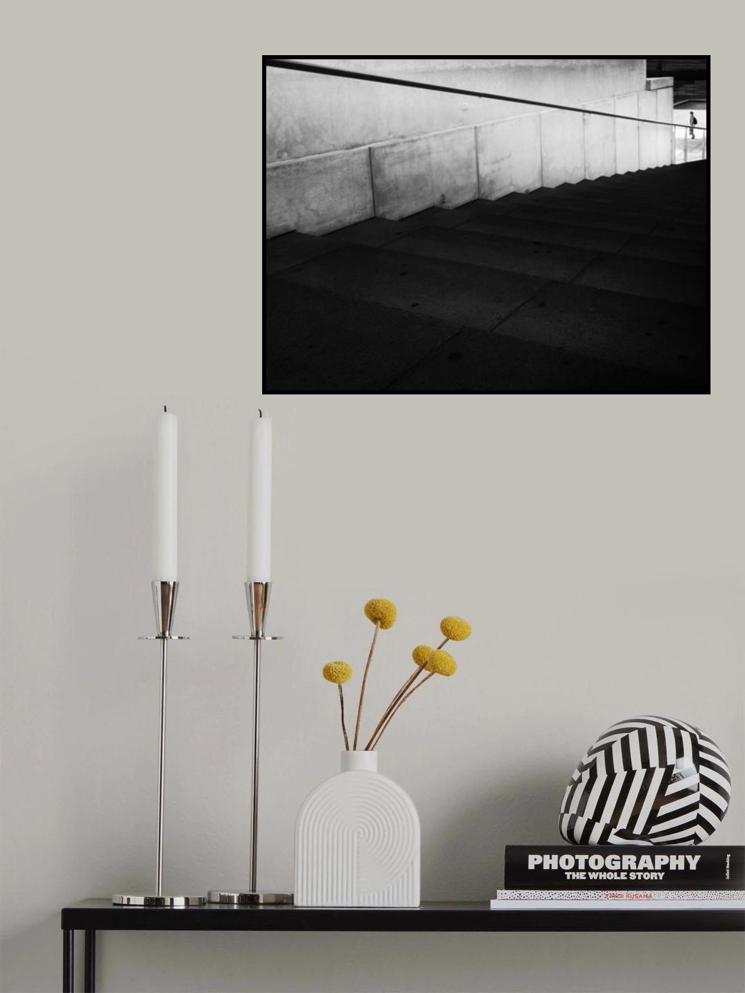 Small Steps Against Inertia Poster och Canvastavla