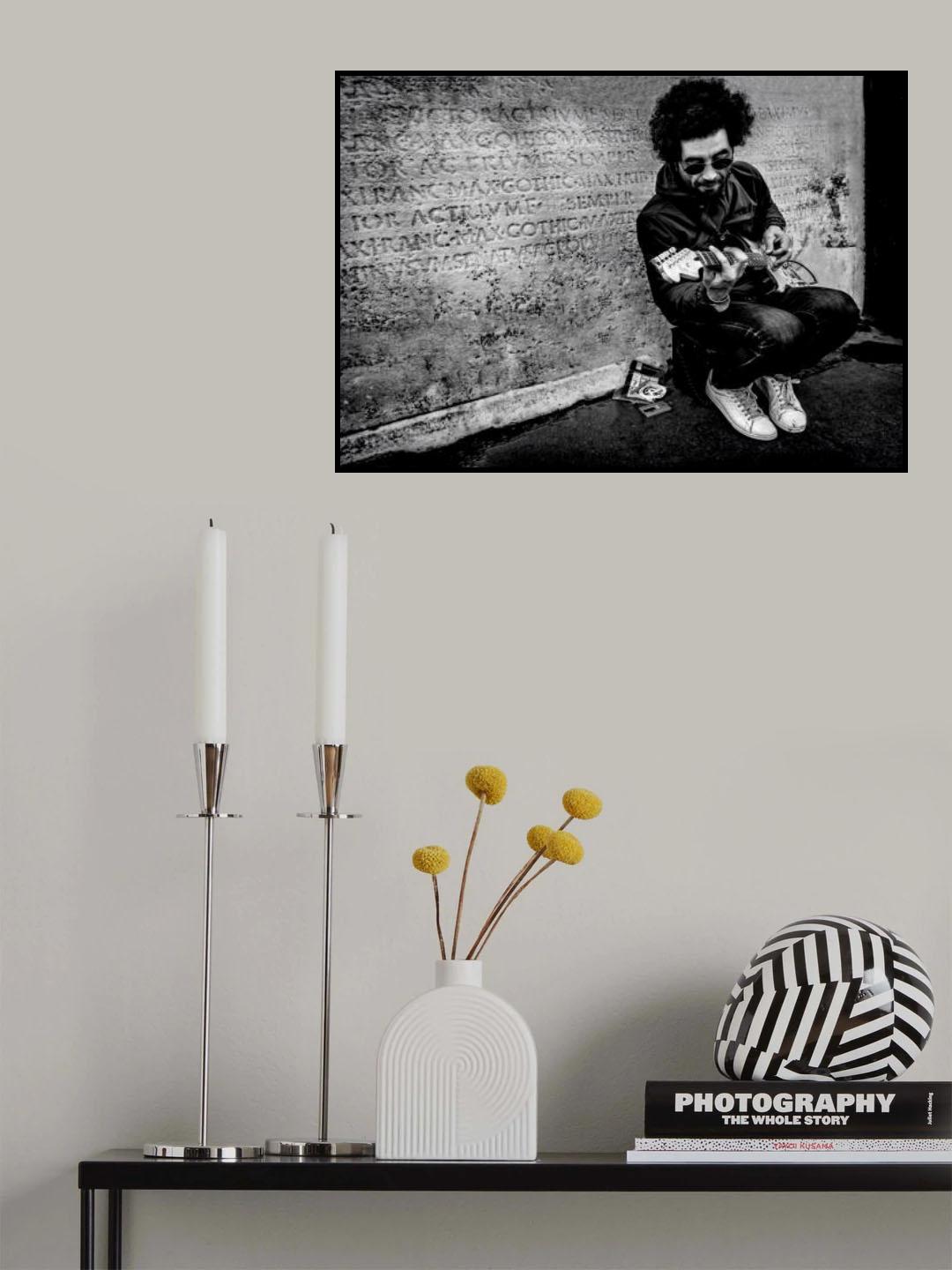 Guitarist Poster och Canvastavla